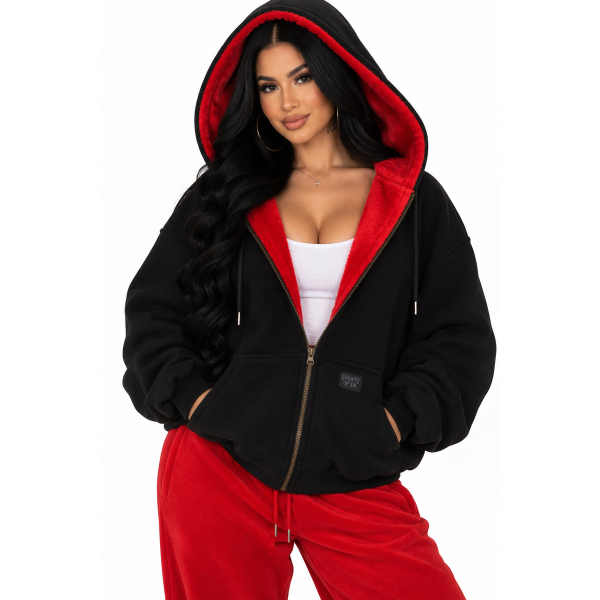FB County Heavyweight Cozy Zip-Up Hoodie