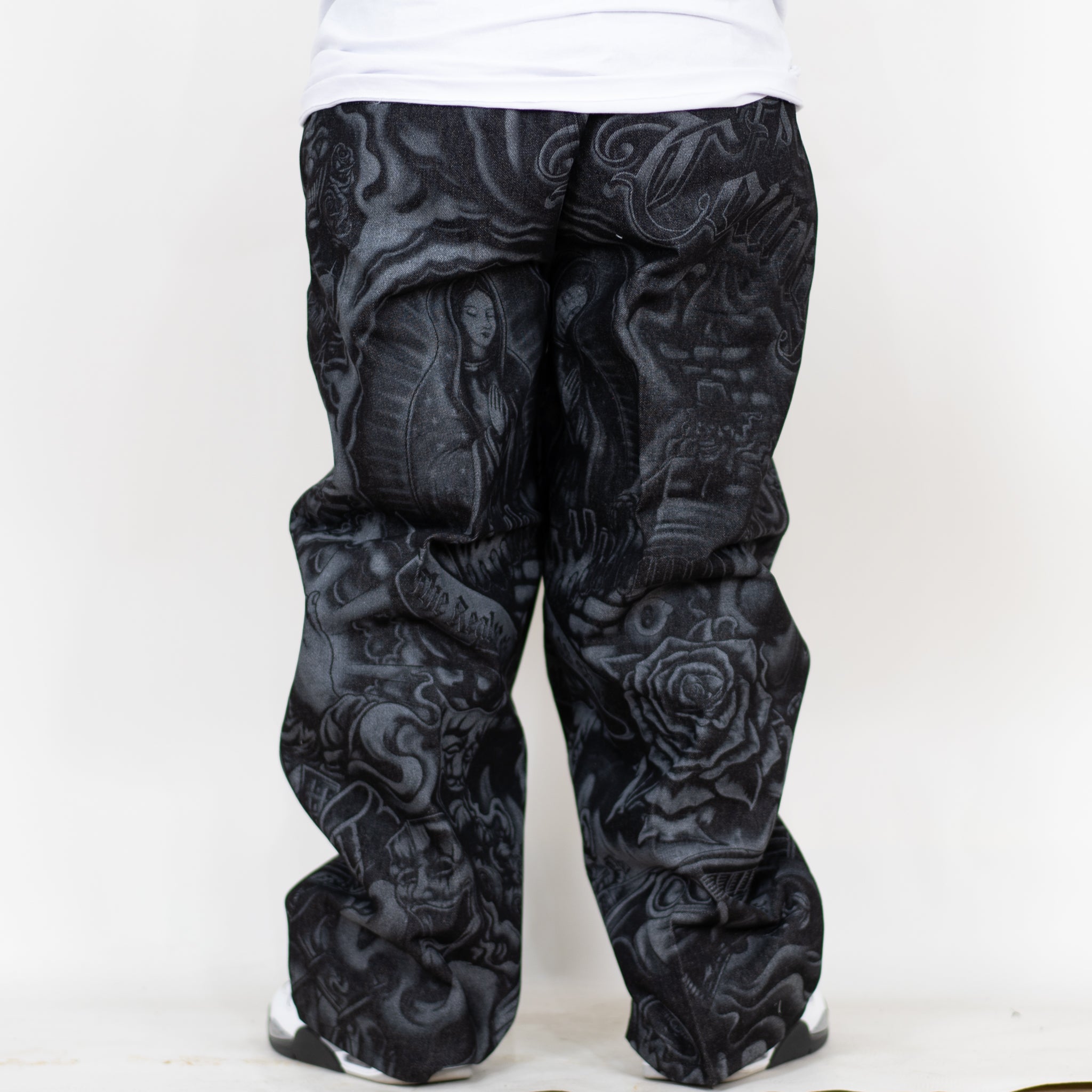 FB County Inked Up Hard Denim Pants