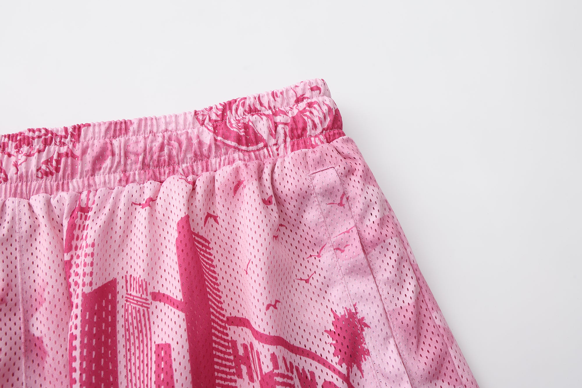 FB County Graffiti Mesh Shorts
