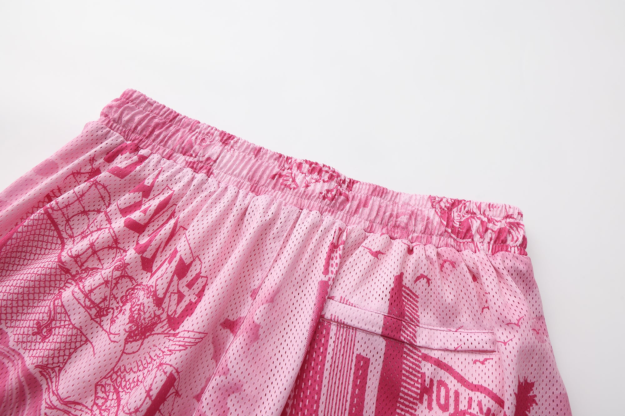 FB County Graffiti Mesh Shorts