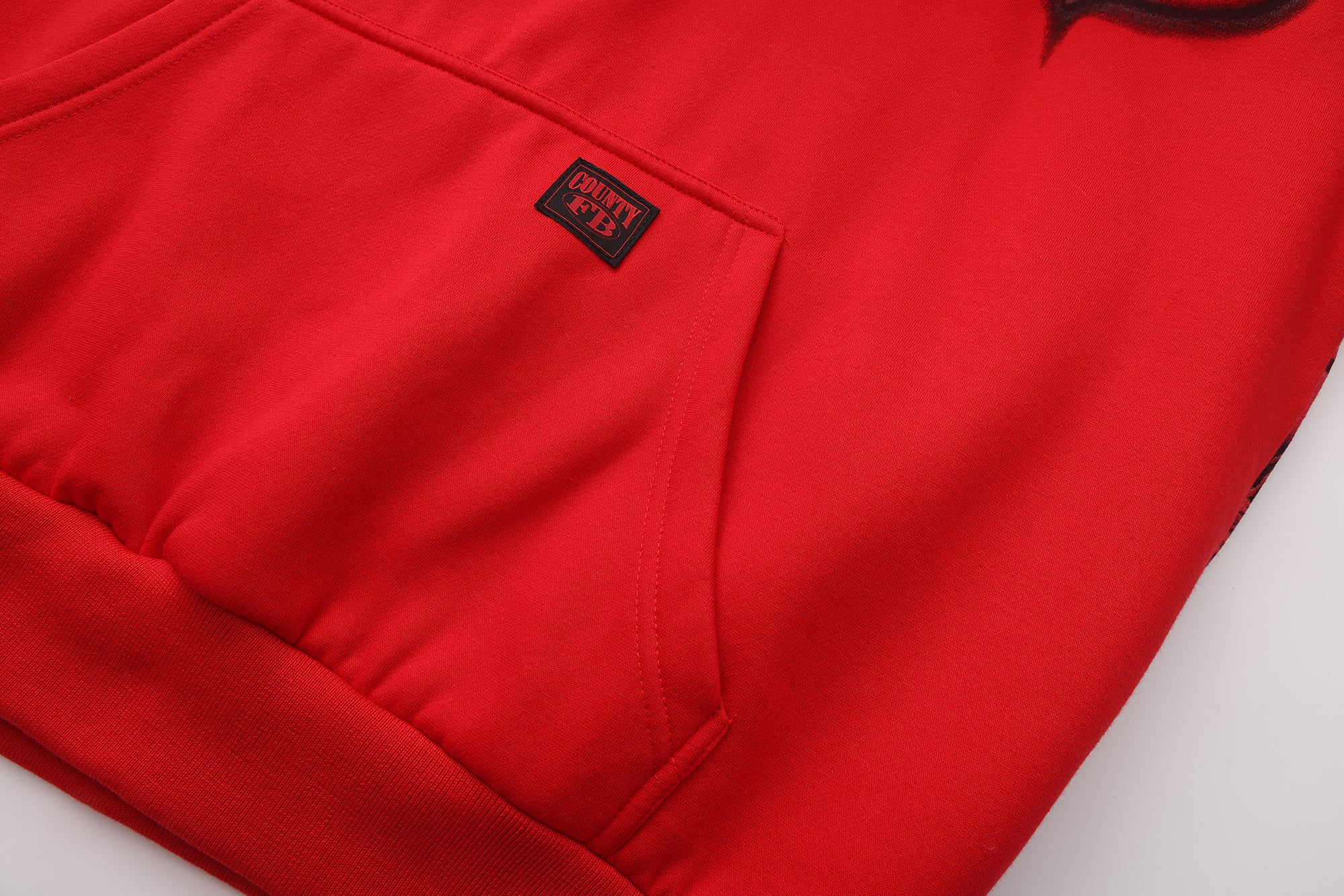 FB County Red Santa'd Up Hoodie