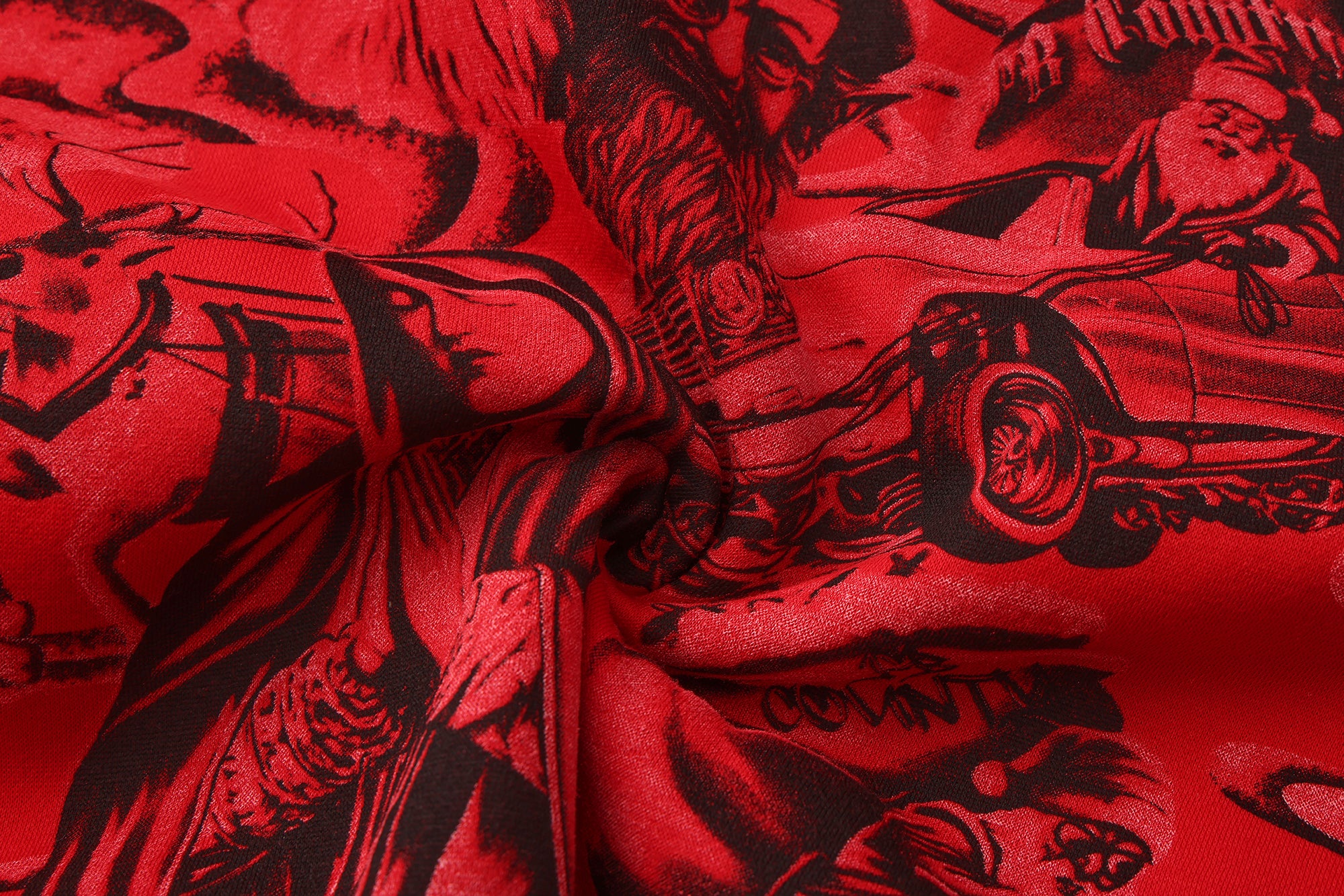 FB County Red Santa'd Up Hoodie