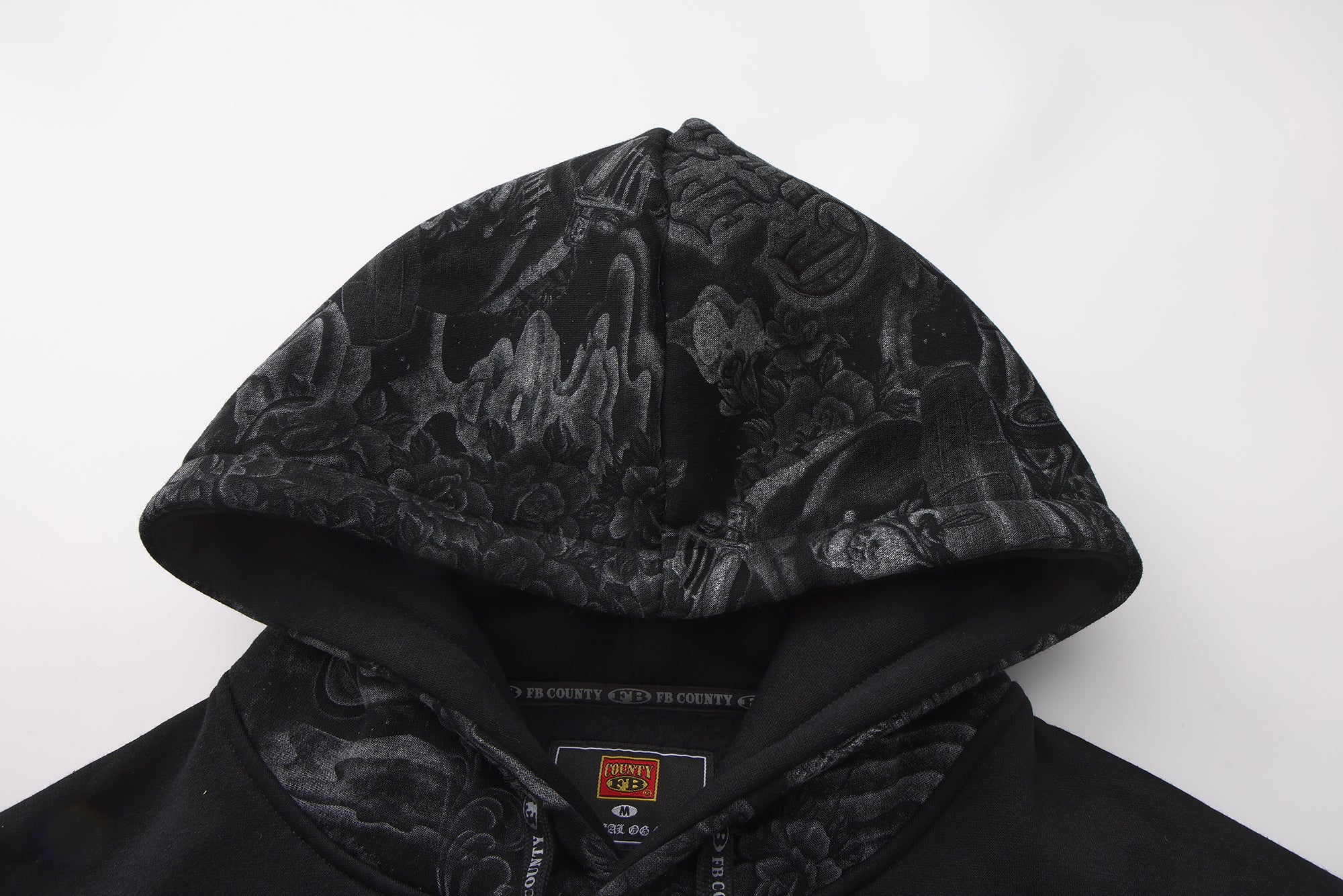 FB County Black Santa'd Up Hoodie
