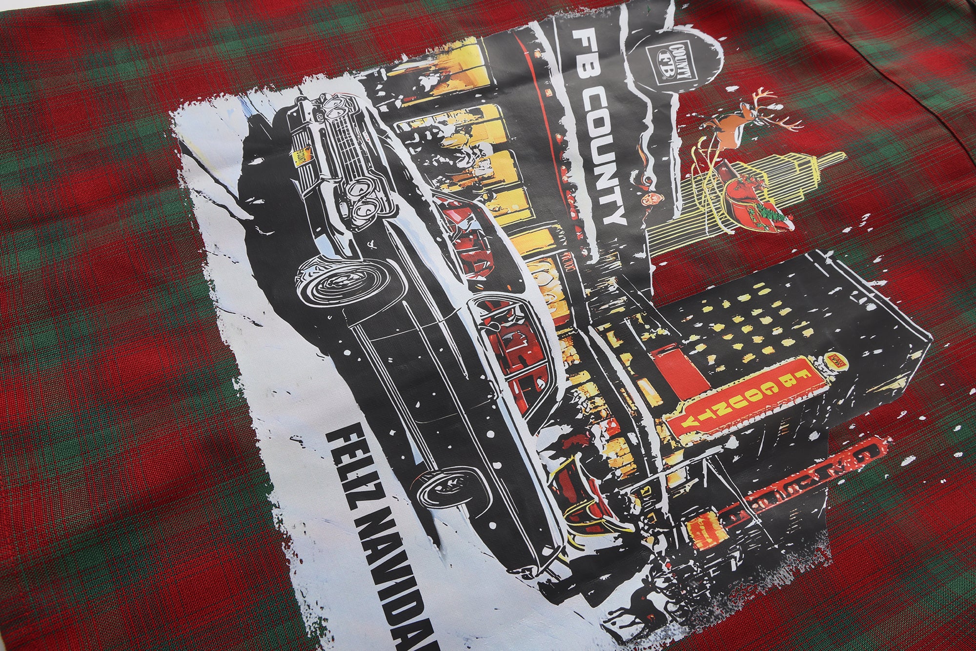 FB County Candy Cane Checker Shirt