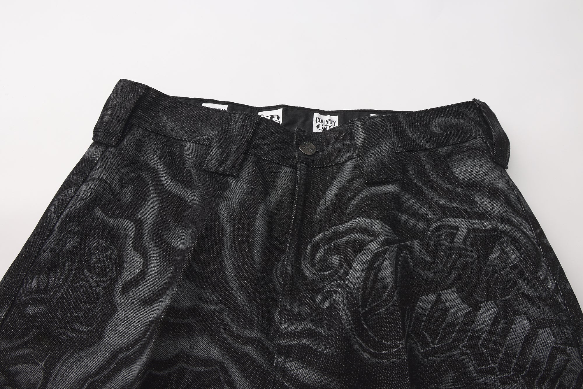 FB County Inked Up Hard Denim Pants