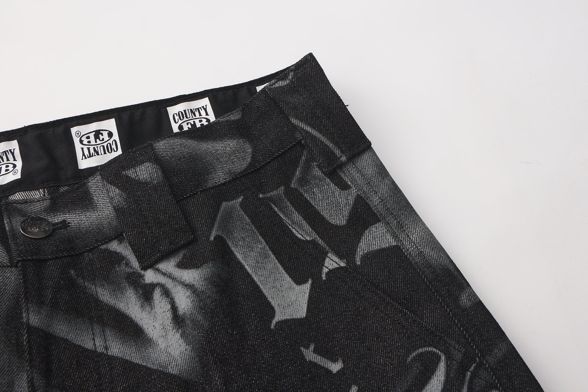 FB County Tatted Up Hard Denim Pants