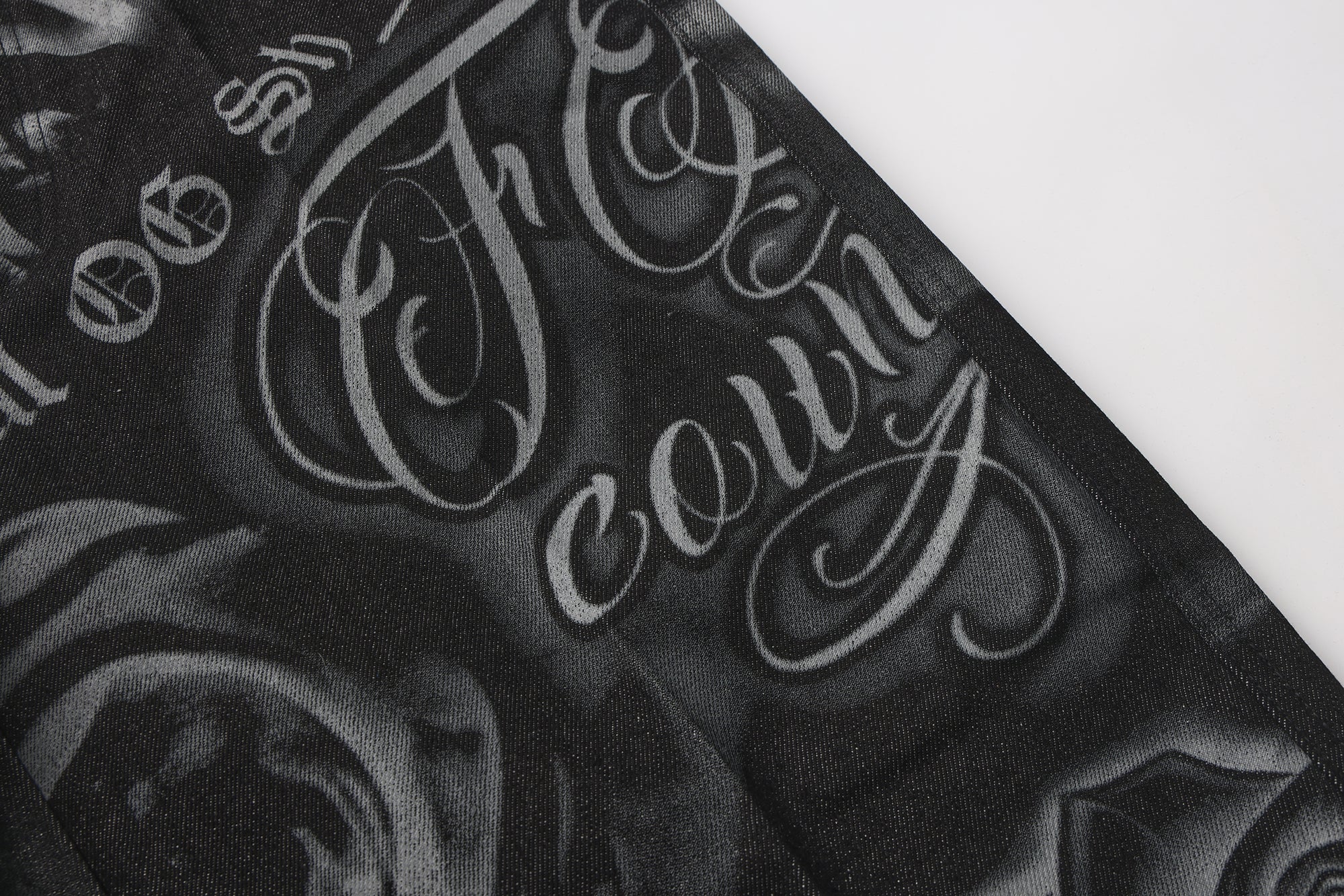 FB County Tatted Up Hard Denim Pants