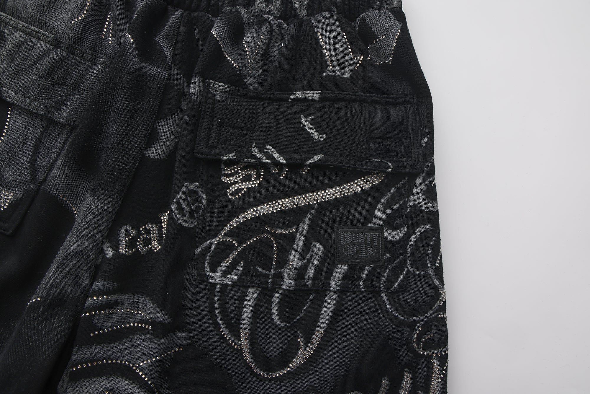 FB County Rhinestone Tatted Up Sweatpant