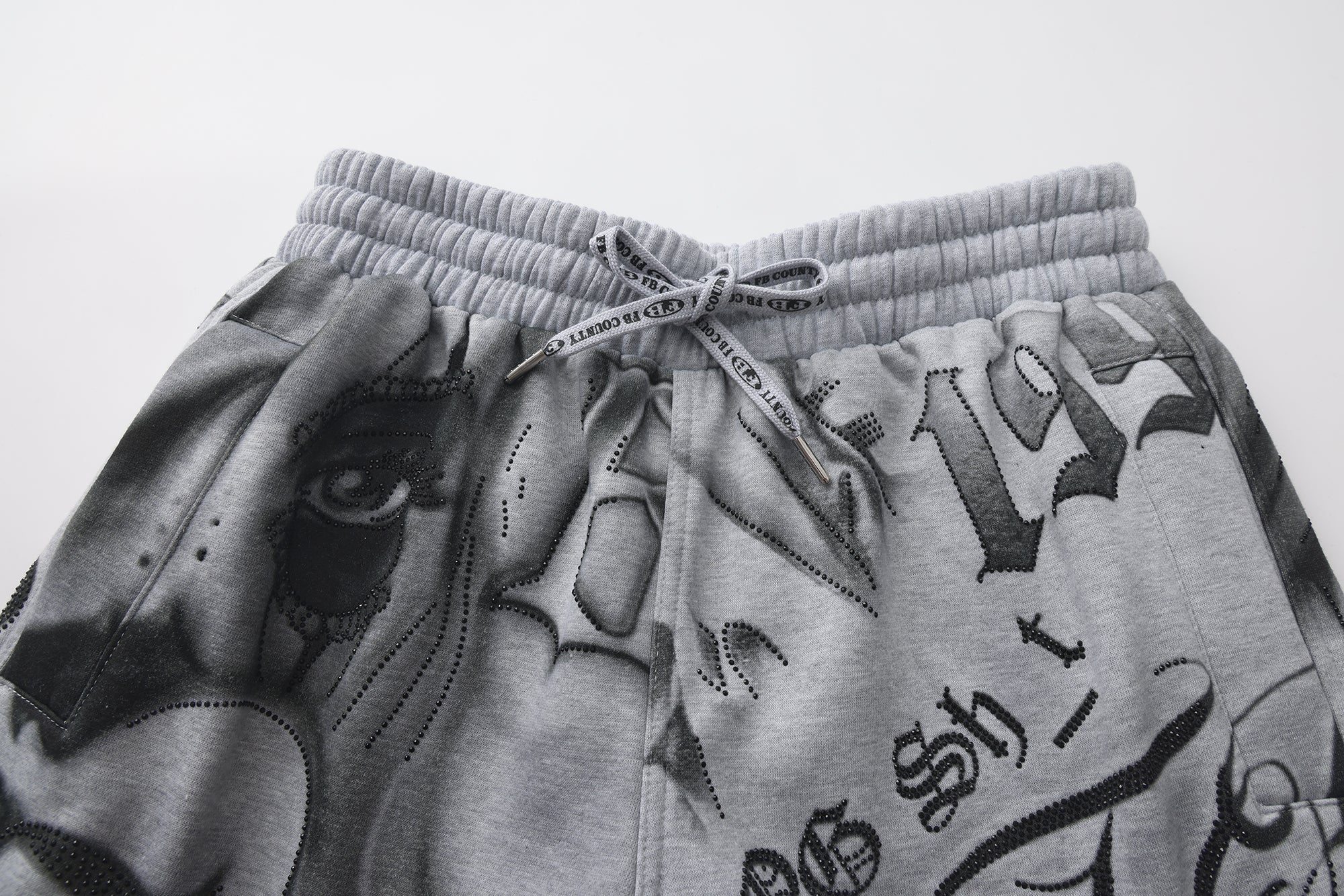 FB County Rhinestone Tatted Up Sweatpant