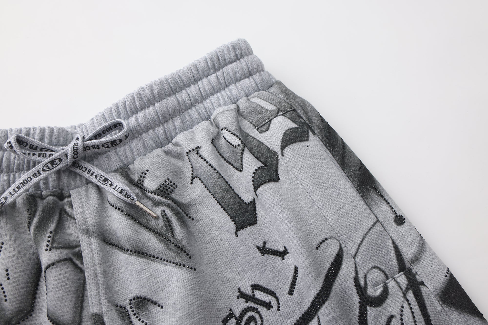 FB County Rhinestone Tatted Up Sweatpant