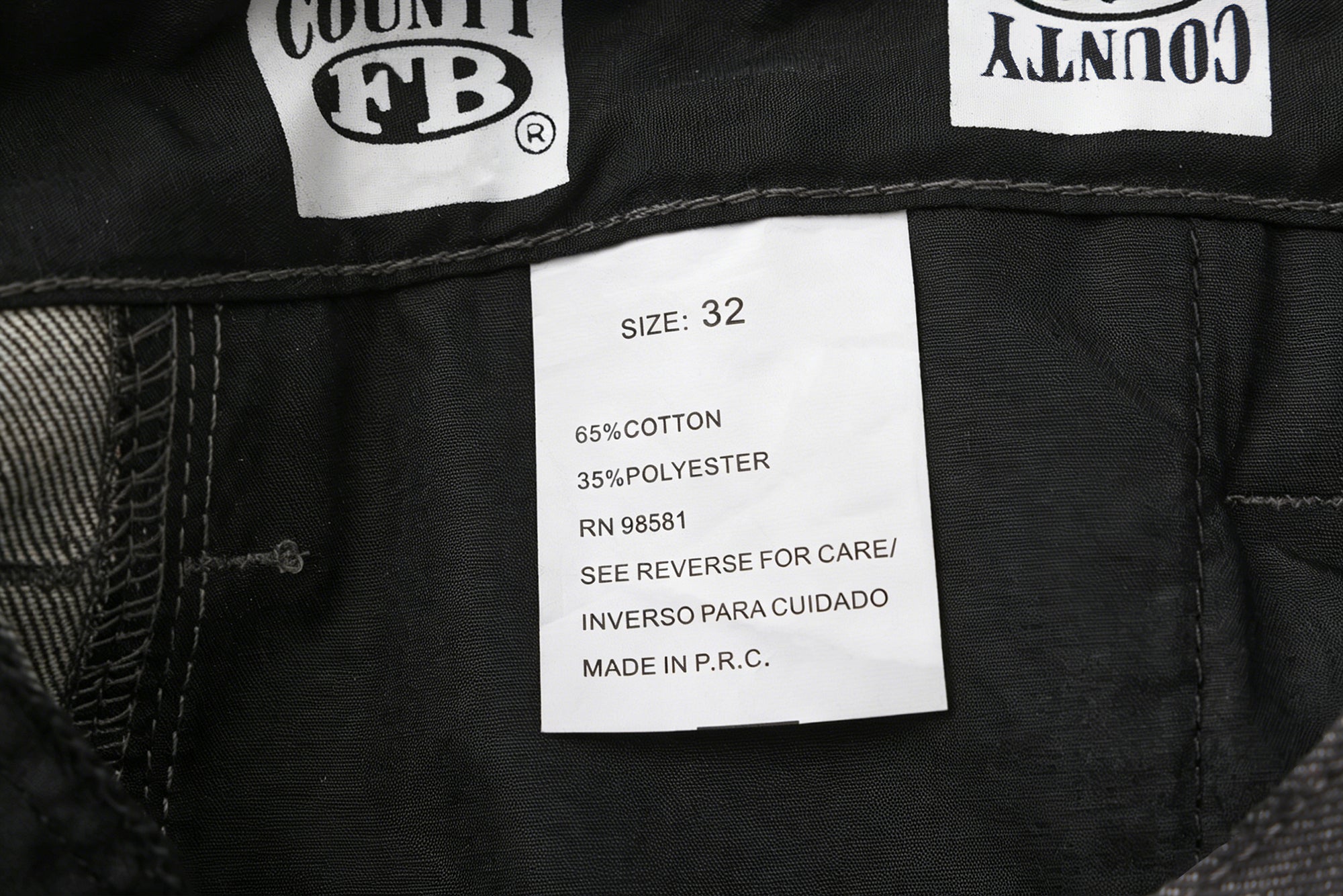 FB County Laser Printed Inked Up Hard Denim Shorts