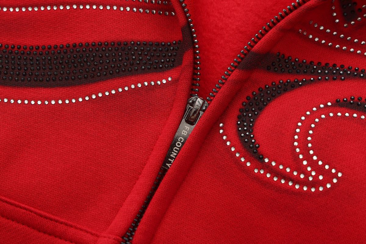 FB County Rhinestone Tatted Up Hoodie