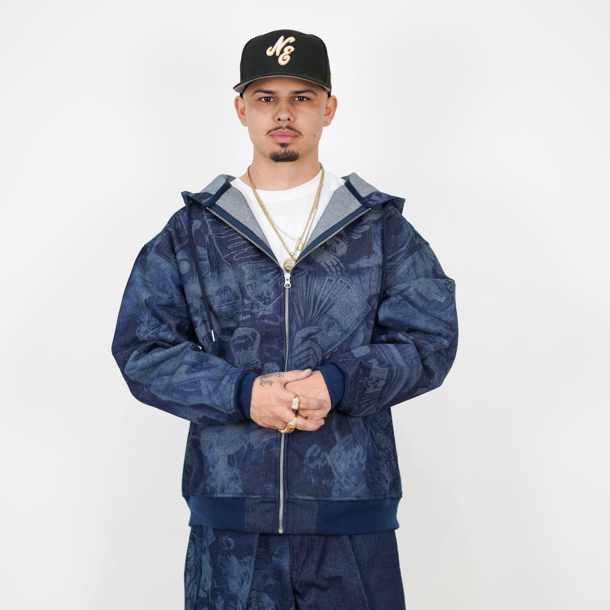 FB County Hooded Denim Jacket
