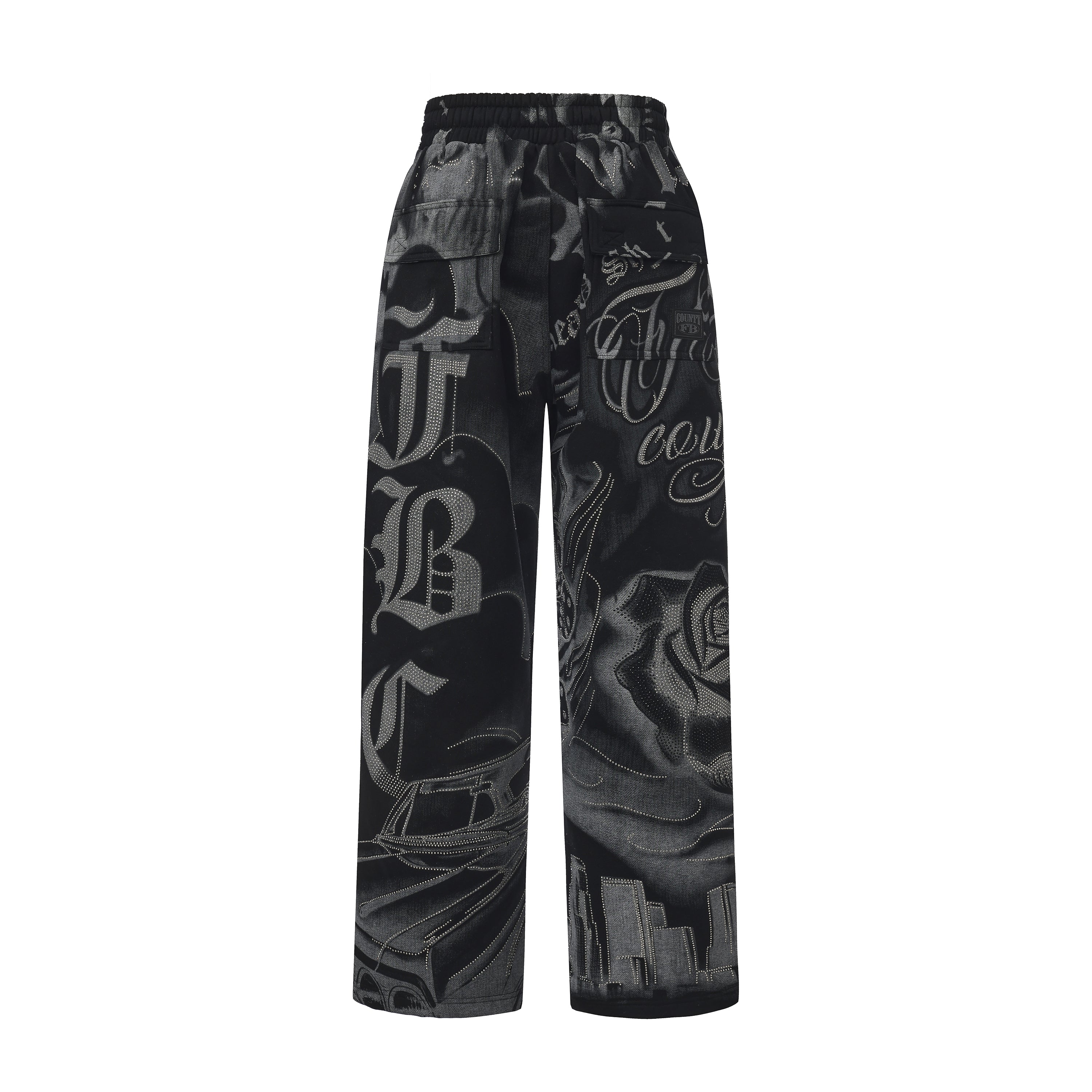 FB County Rhinestone Tatted Up Sweatpant