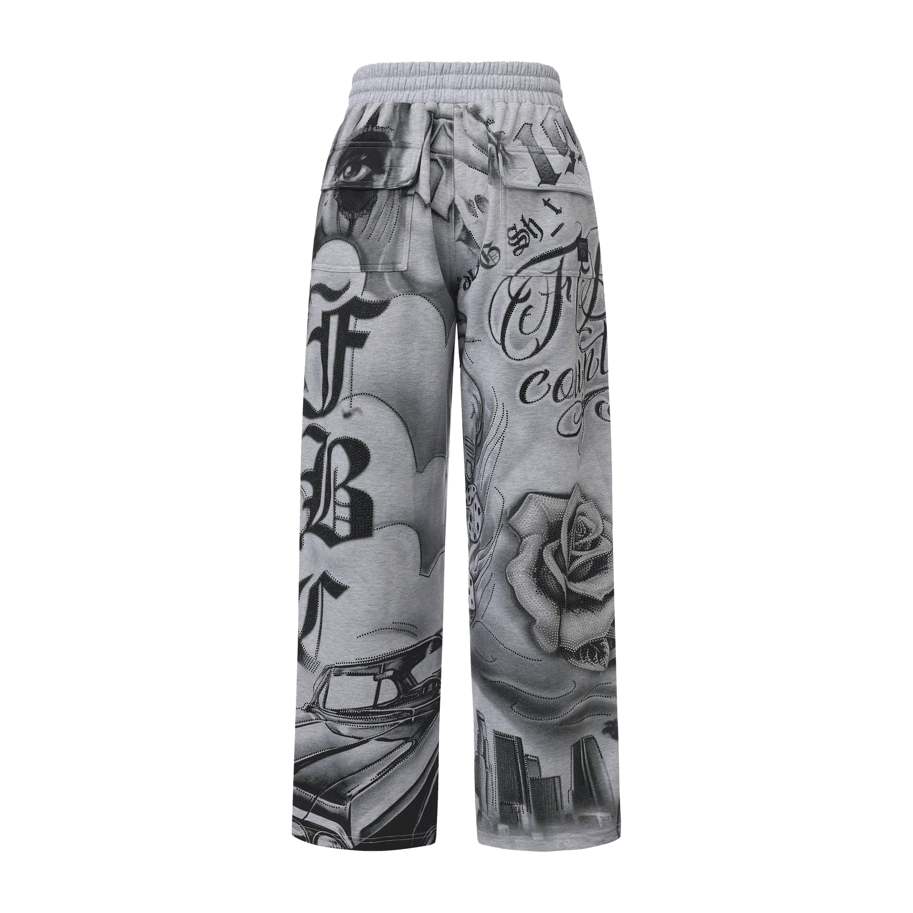 FB County Rhinestone Tatted Up Sweatpant