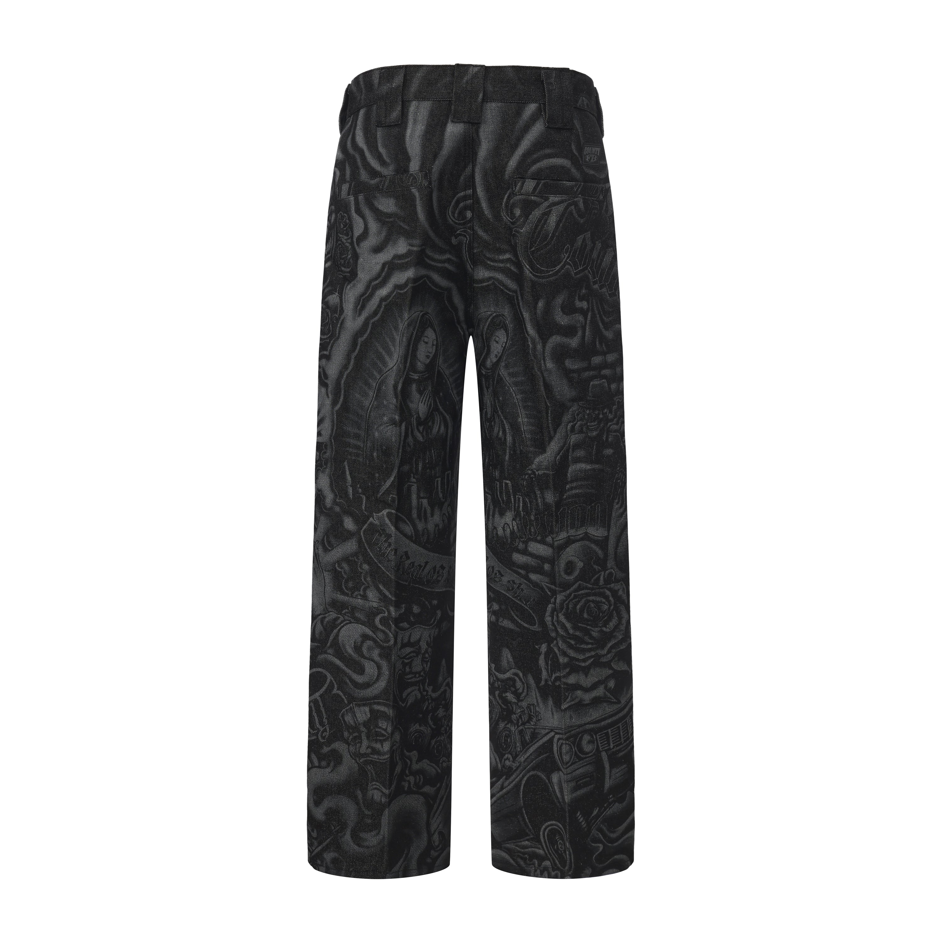 FB County Inked Up Hard Denim Pants