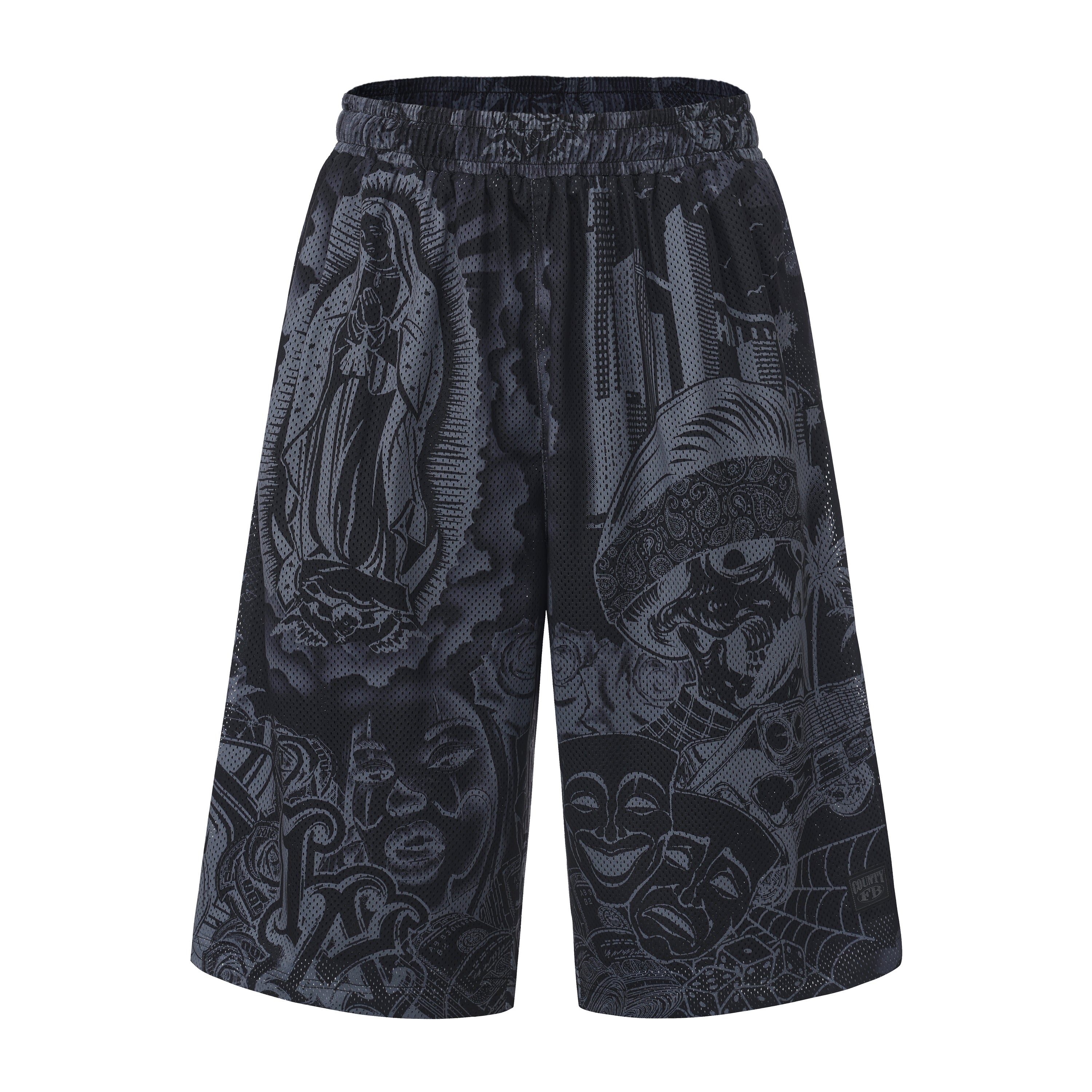 FB County Graffiti Mesh Shorts