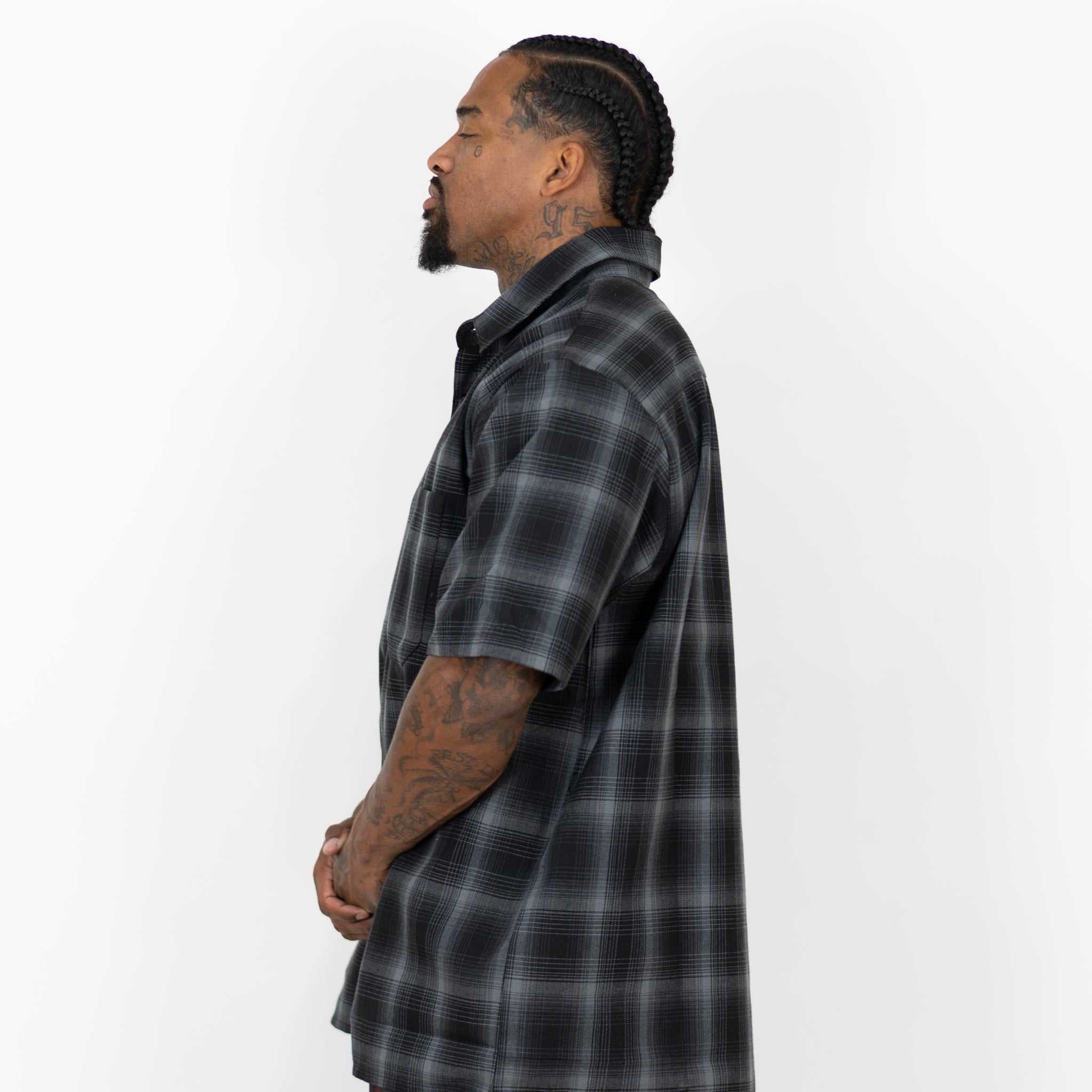 FB County Short Sleeve Checker Flannel Shirt