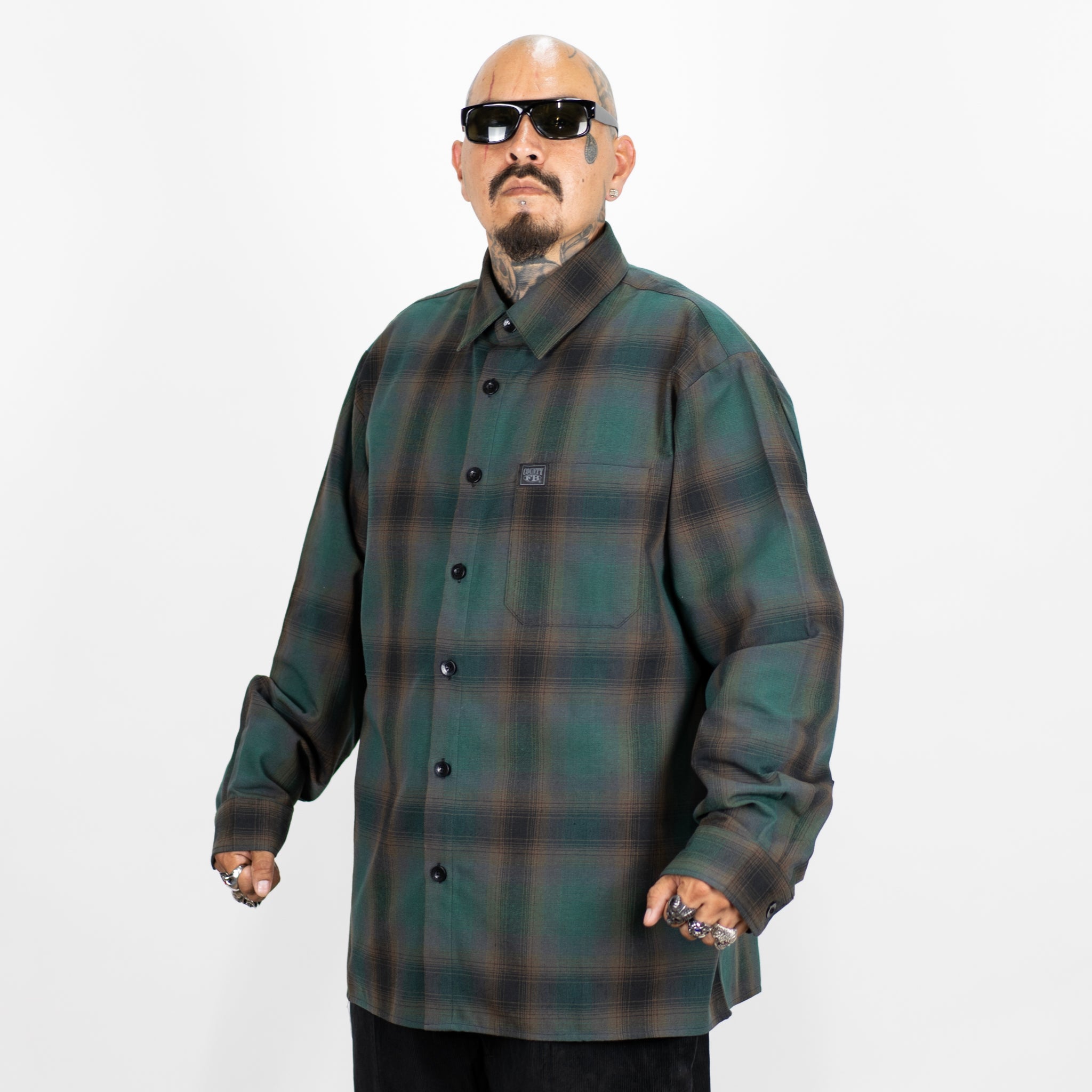 FB County Long Sleeve Checker Flannel Shirt