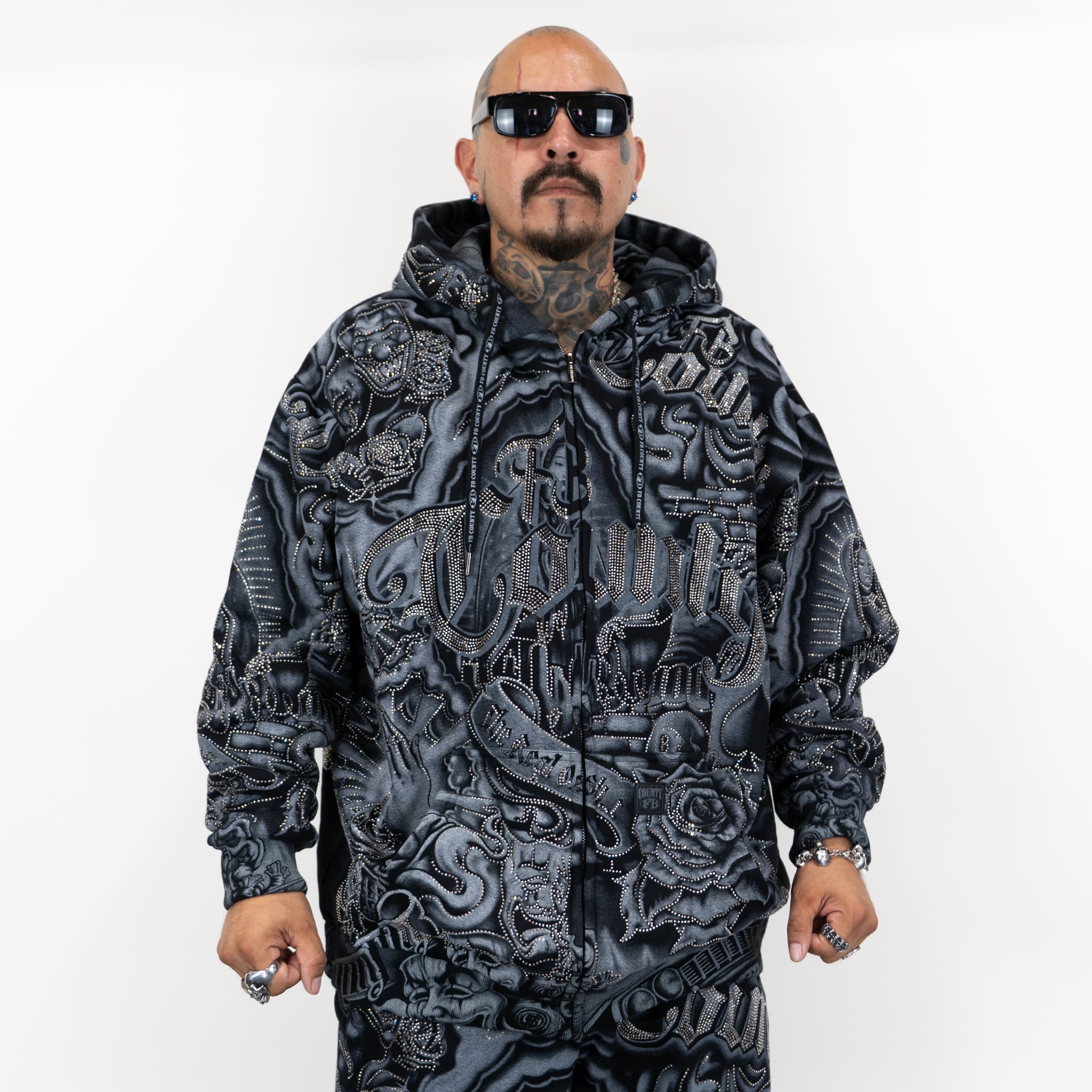FB County Iced Out Hoodie