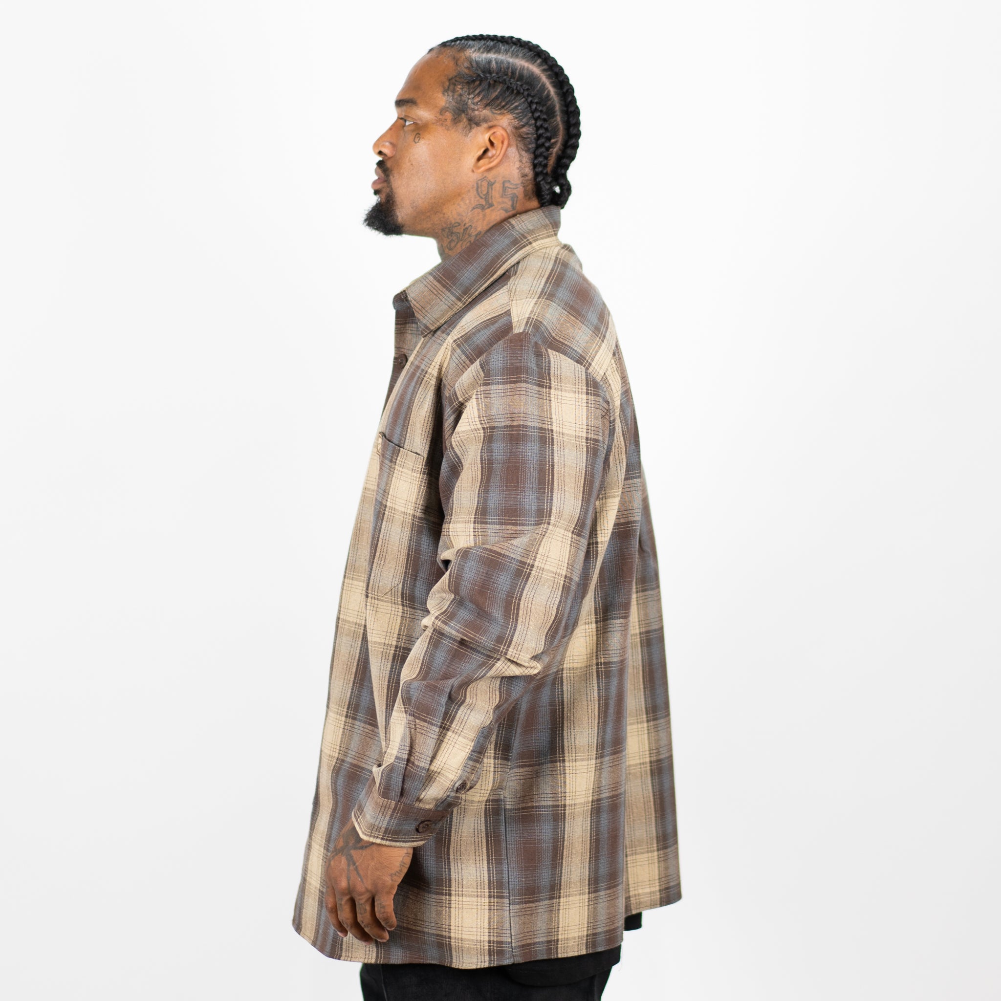 FB County Long Sleeve Checker Flannel Shirt