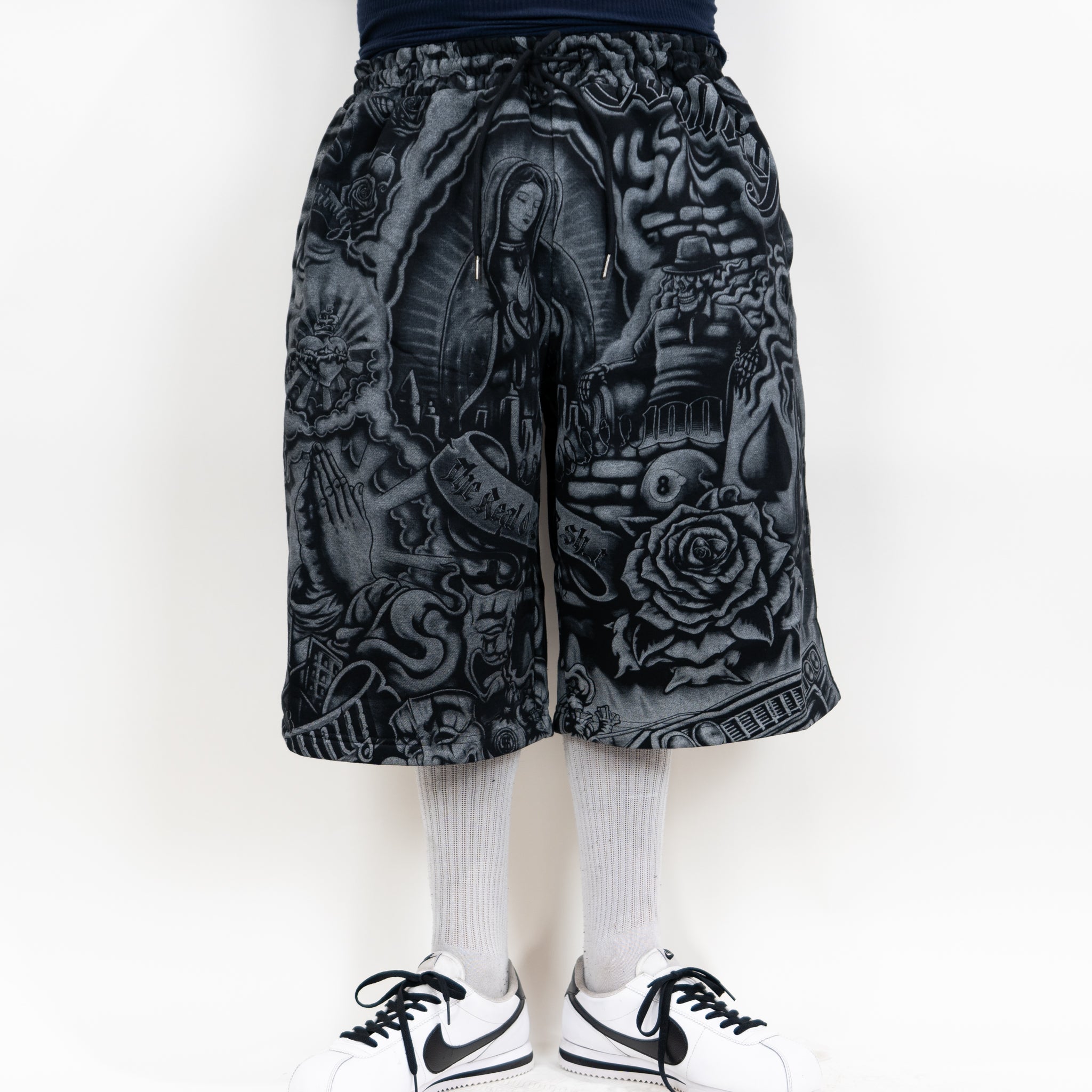 FB County Inked Up Baggy Fleece Shorts