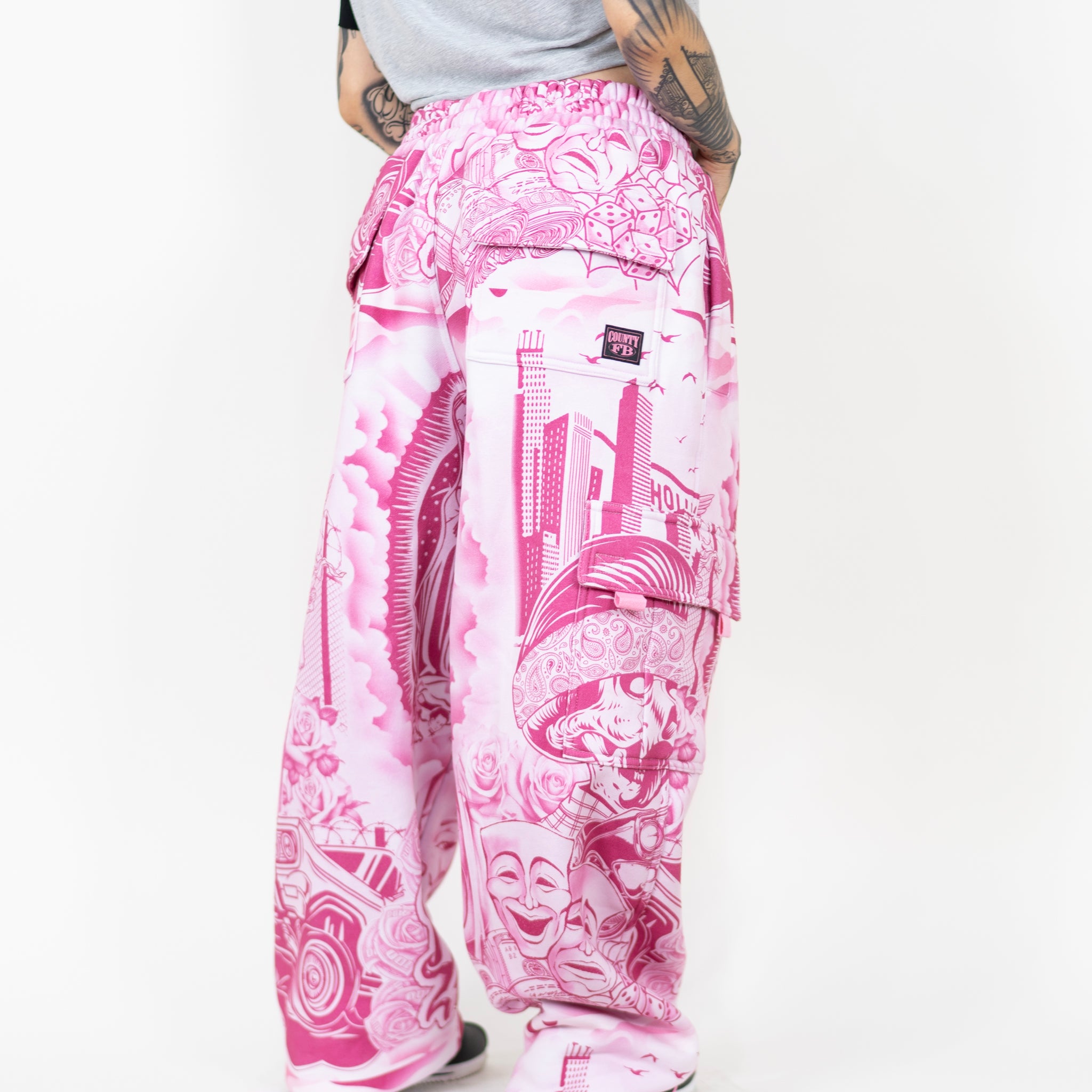 FB County Tatted Graffiti Sweatpant