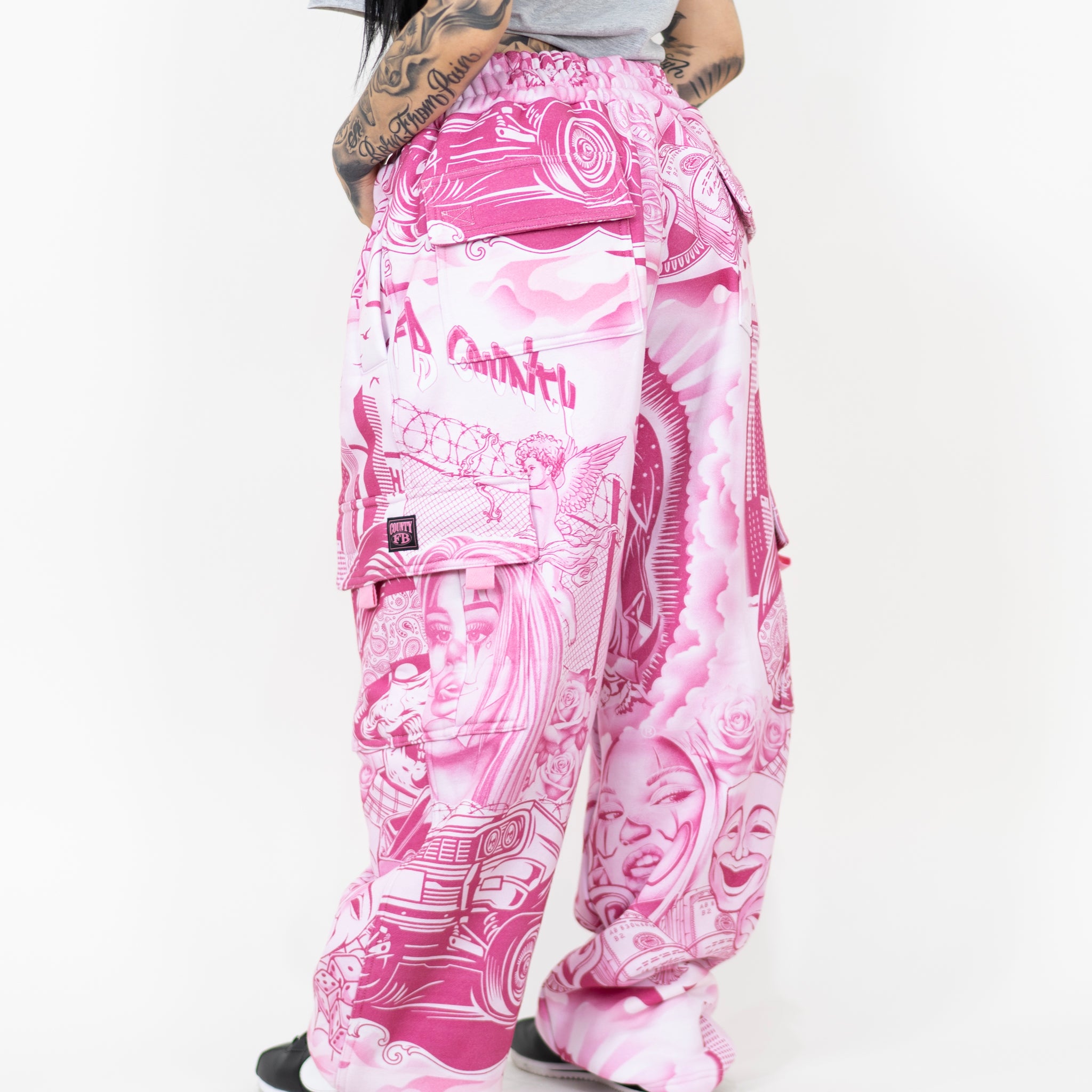FB County Tatted Graffiti Sweatpant