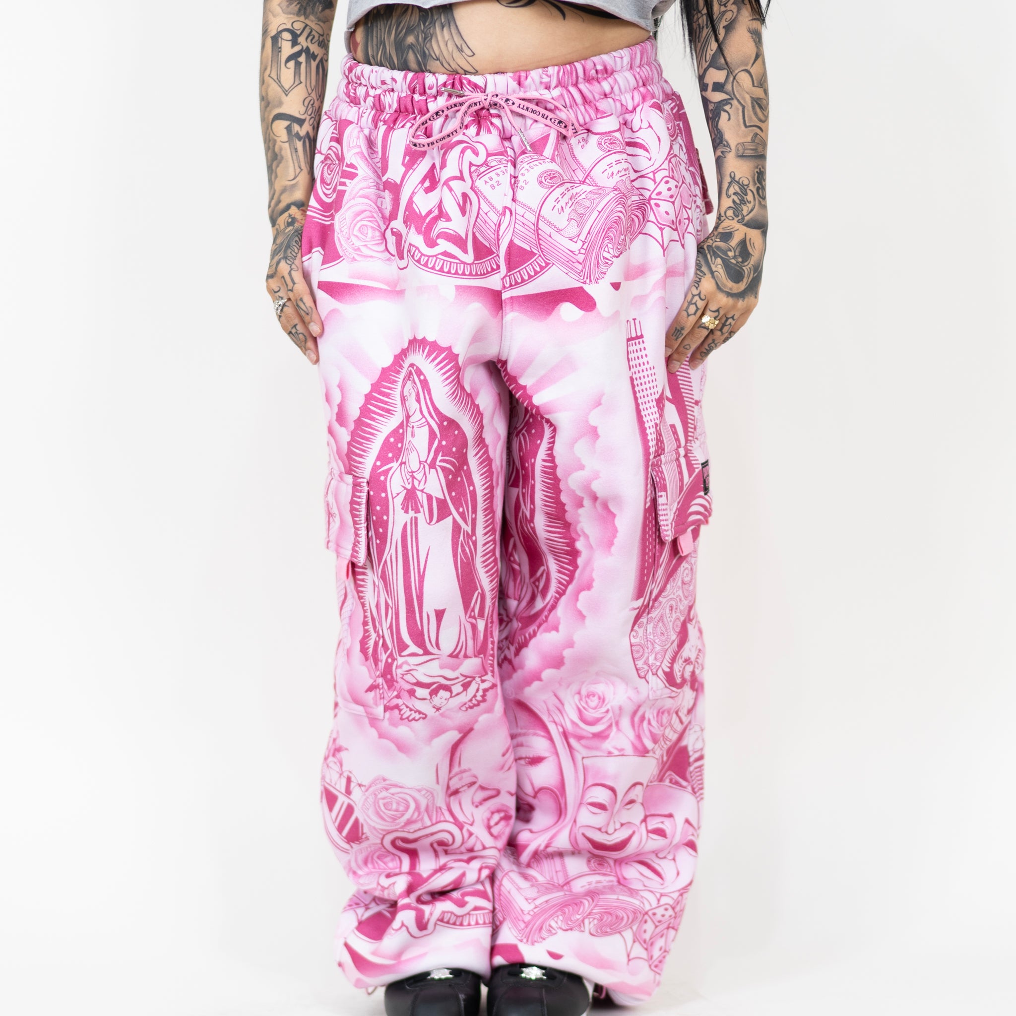 FB County Tatted Graffiti Sweatpant