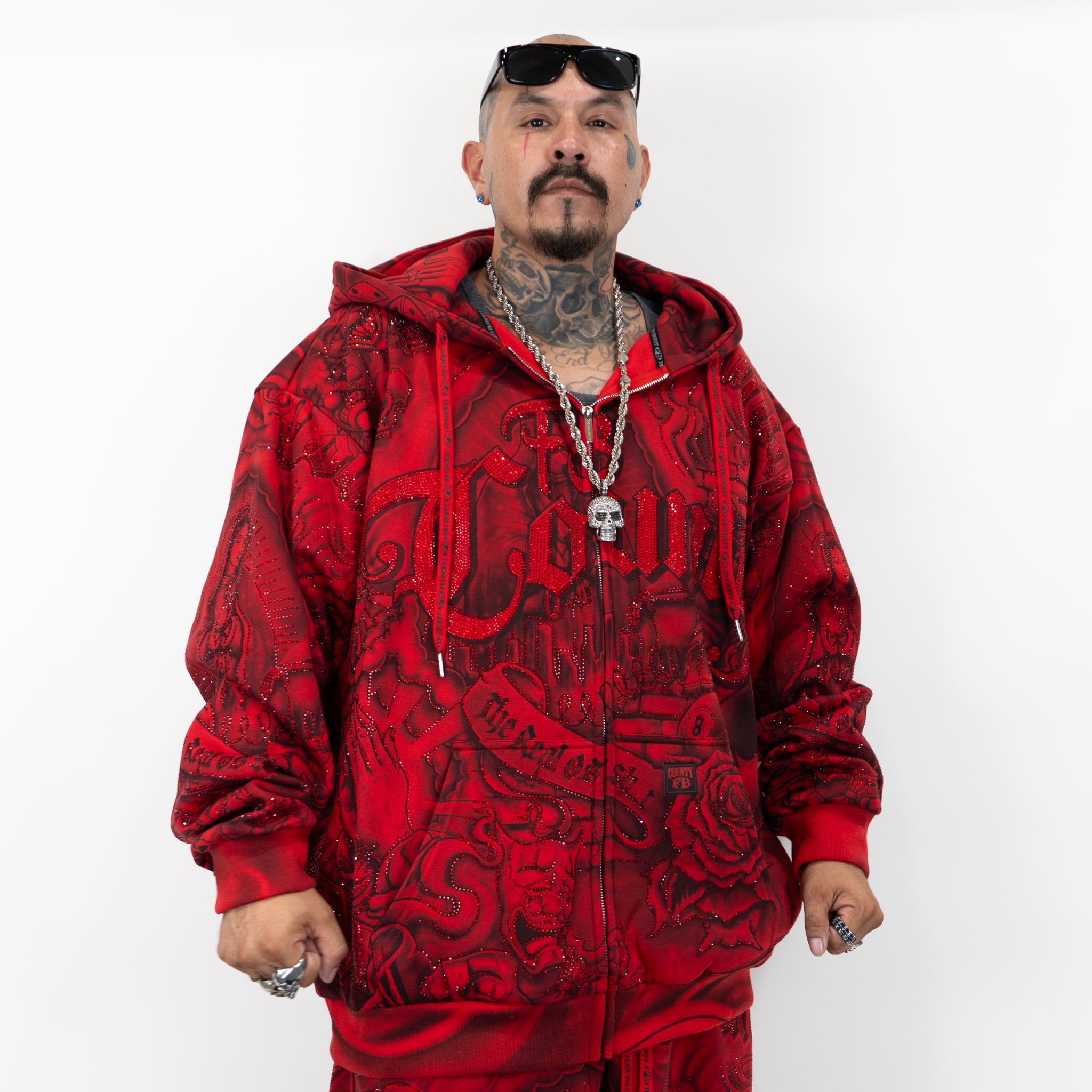 FB County Iced Out Hoodie