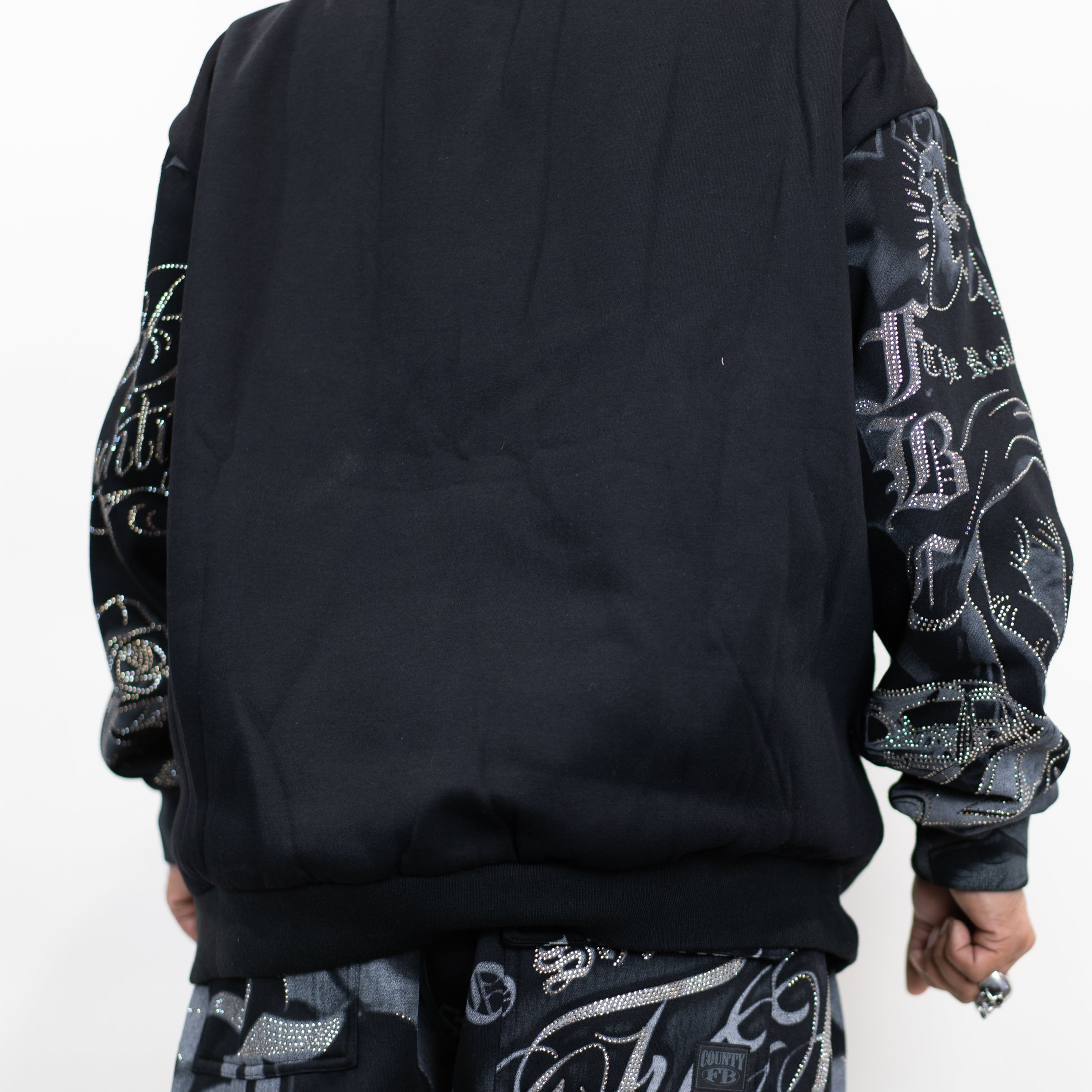 FB County Rhinestone Tatted Up Hoodie
