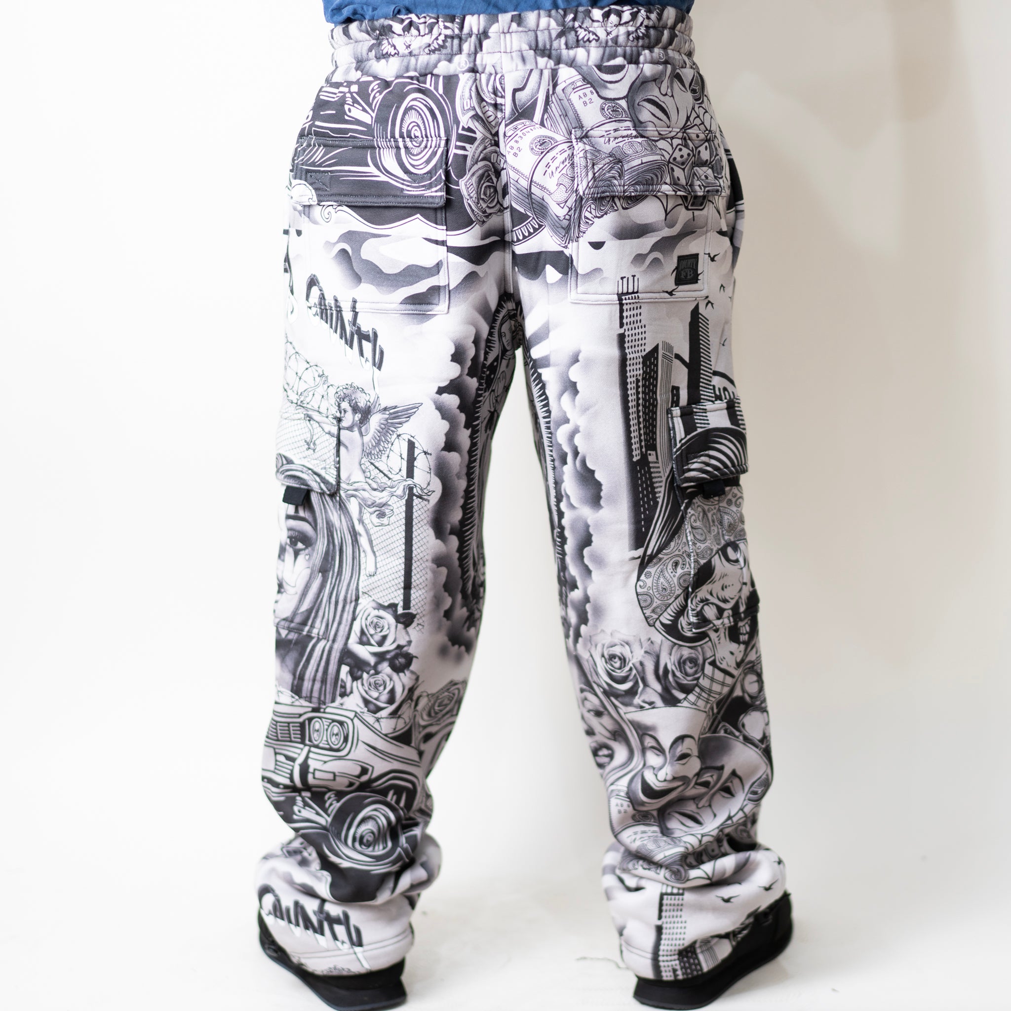 FB County Tatted Graffiti Sweatpant