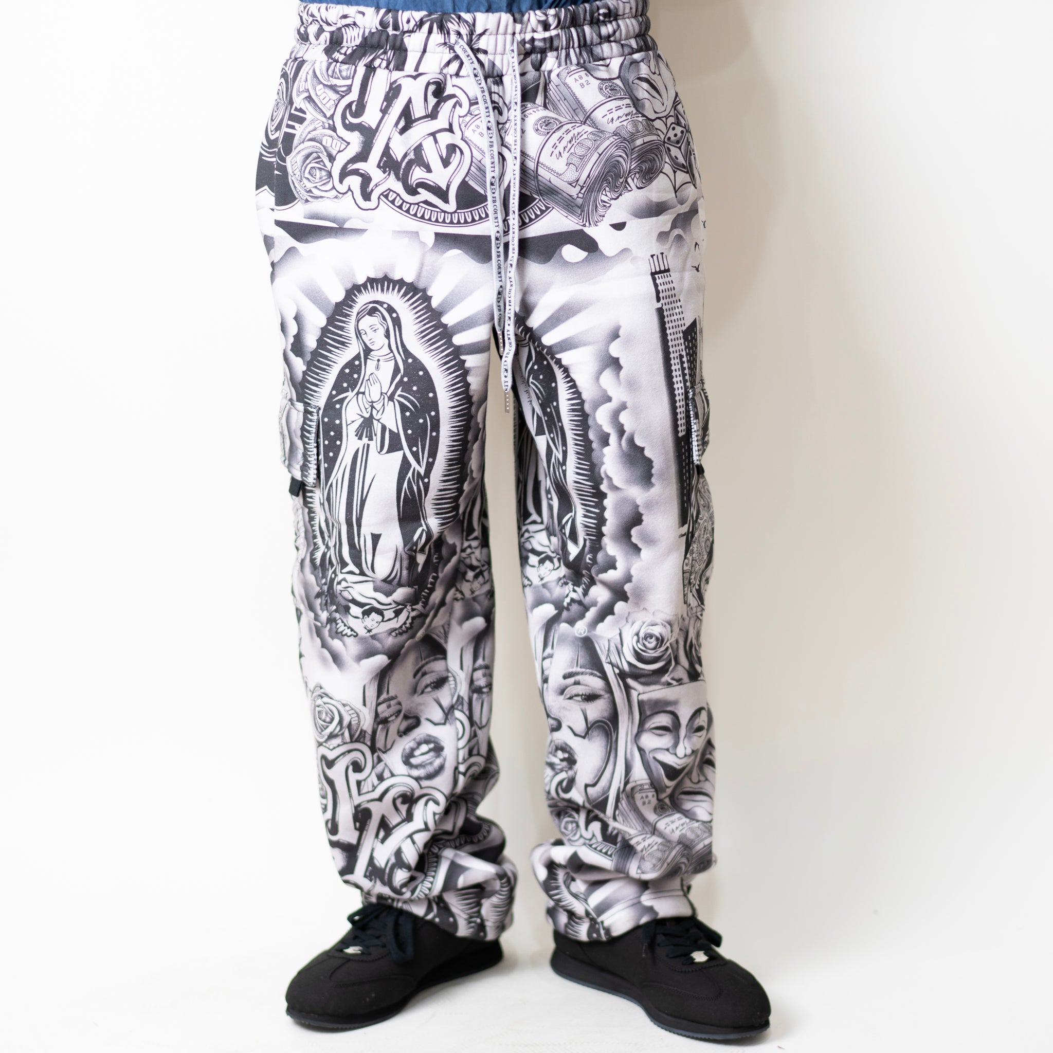 FB County Tatted Graffiti Sweatpant