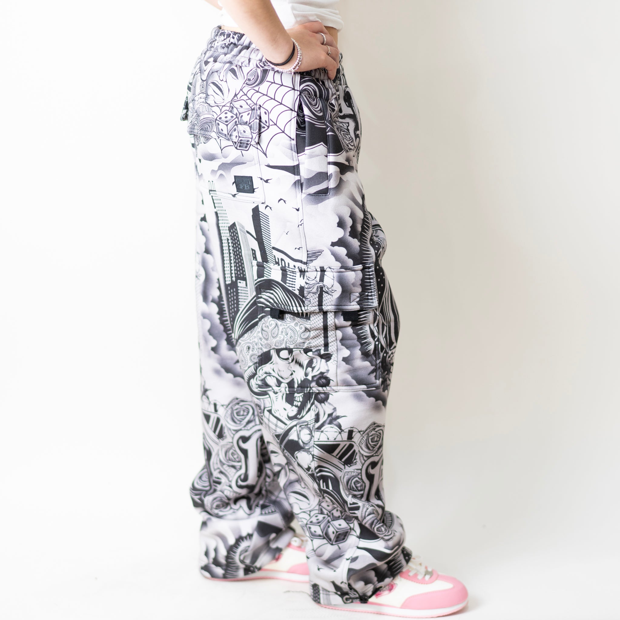 FB County Tatted Graffiti Sweatpant