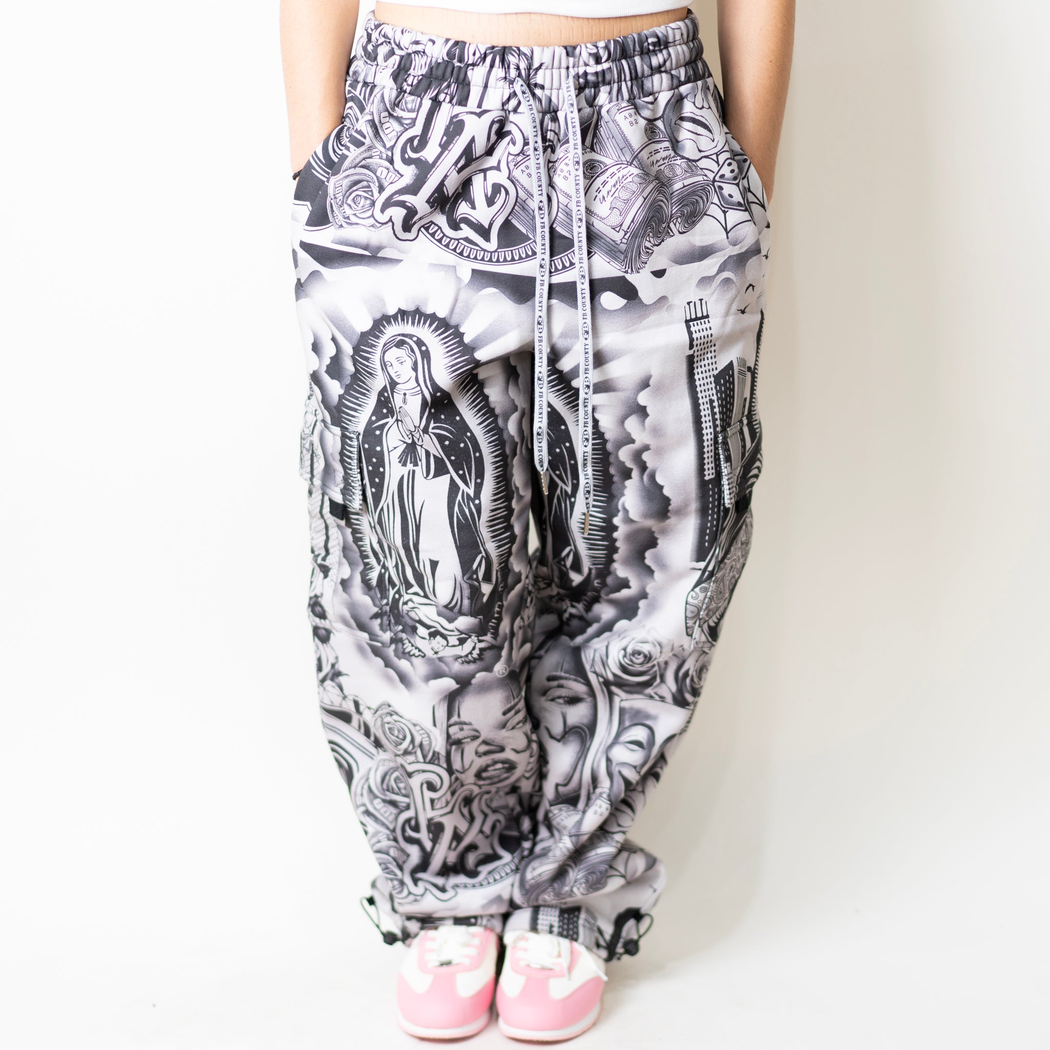 FB County Tatted Graffiti Sweatpant