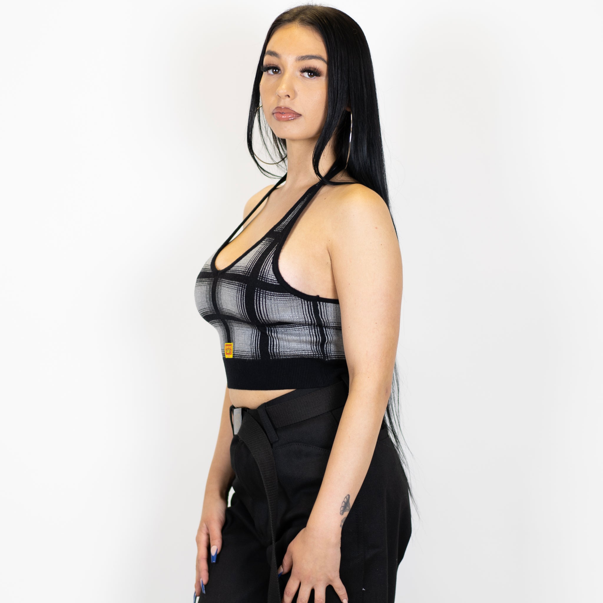 FB County Flannel Halter Top