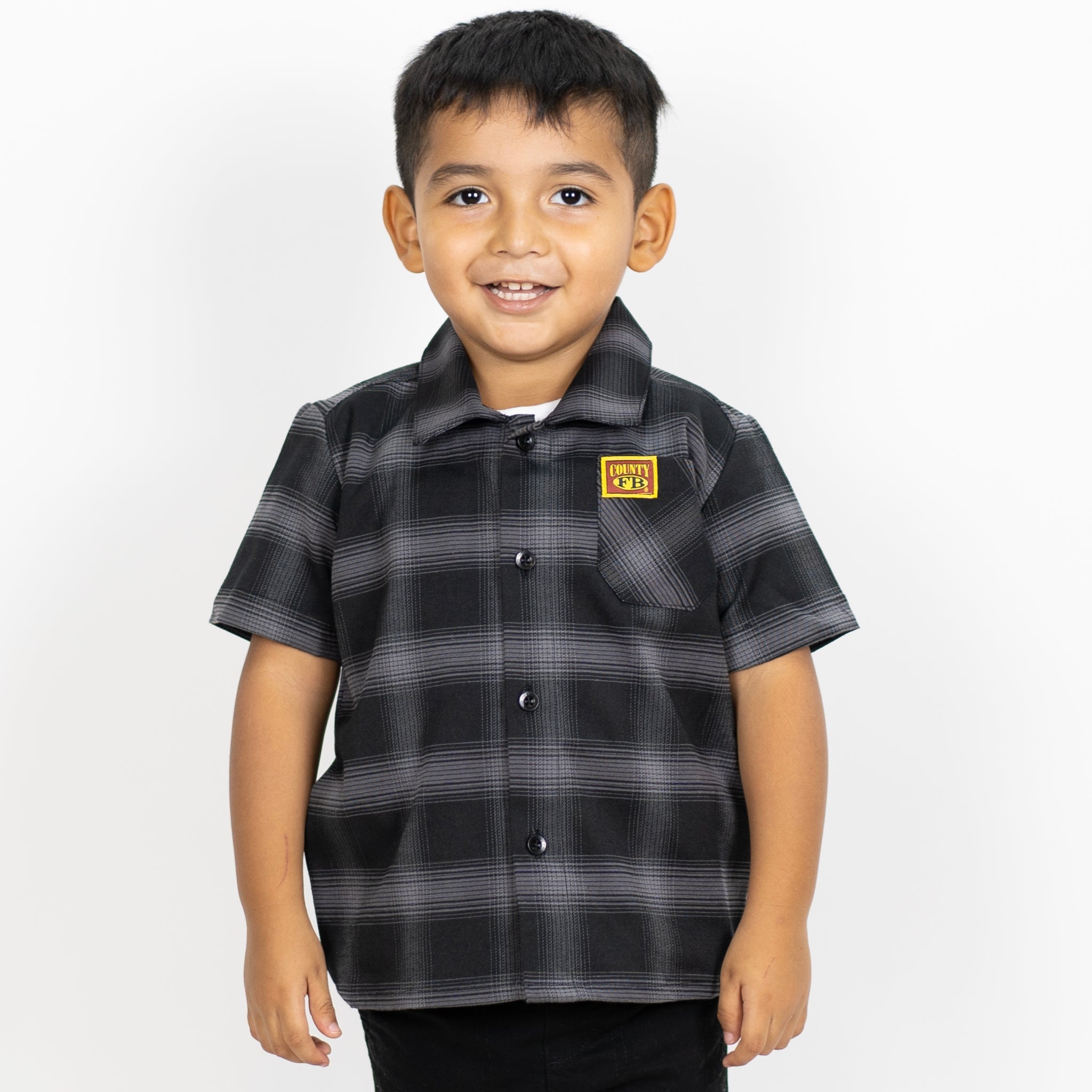 FB County Kids Short Sleeve Flannel Shirt fb-county-kids-short-sleeve-flannel-shirt