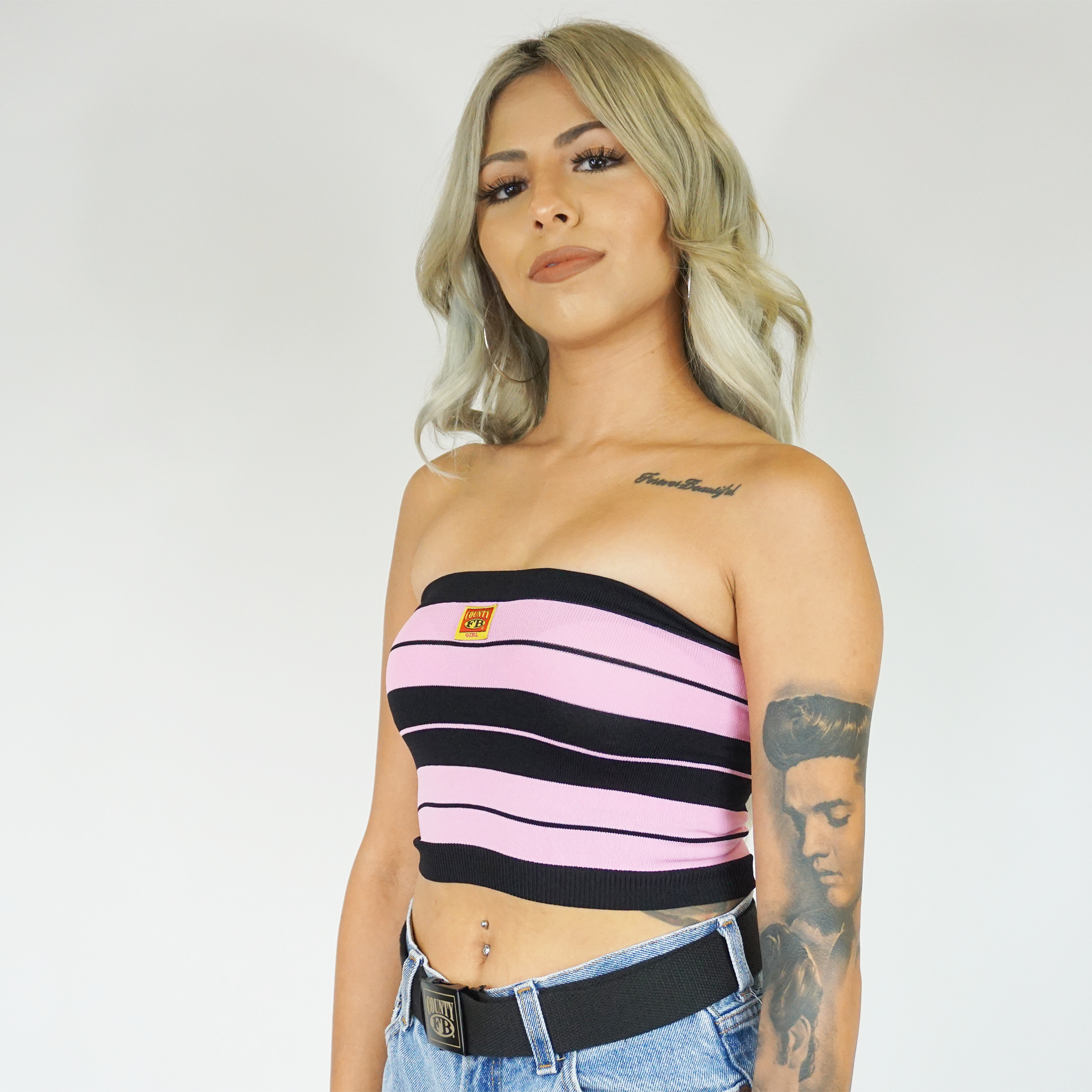 FB County Charlie Brown Tube Top
