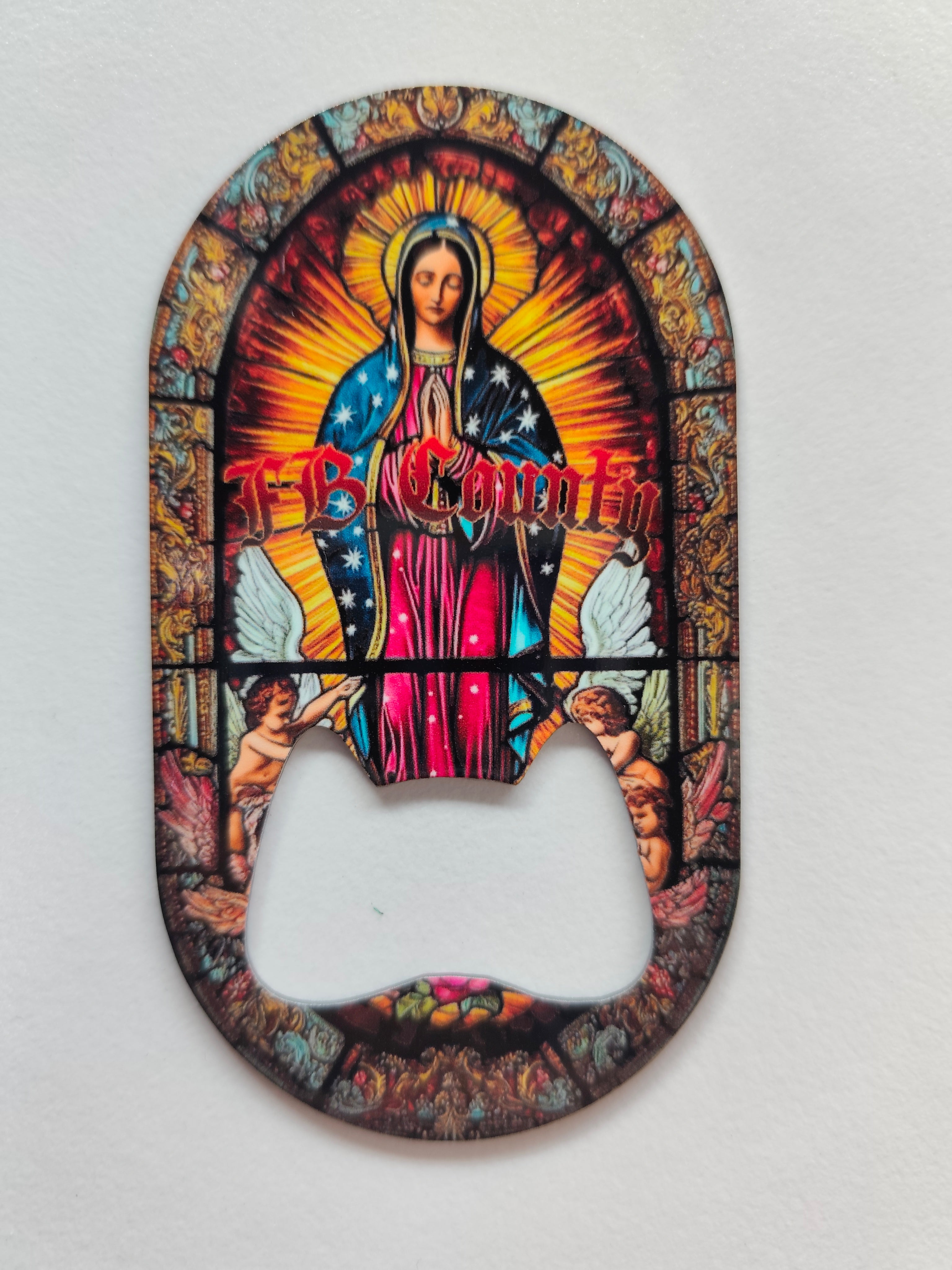 FB County Virgencita Bottle Opener