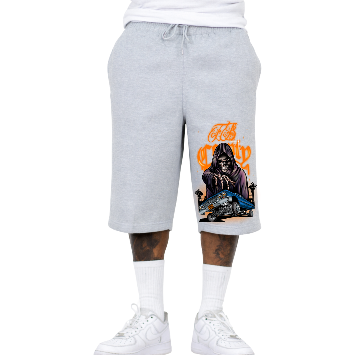 FB County Heavyweight Halloween Baggy Fleece Shorts