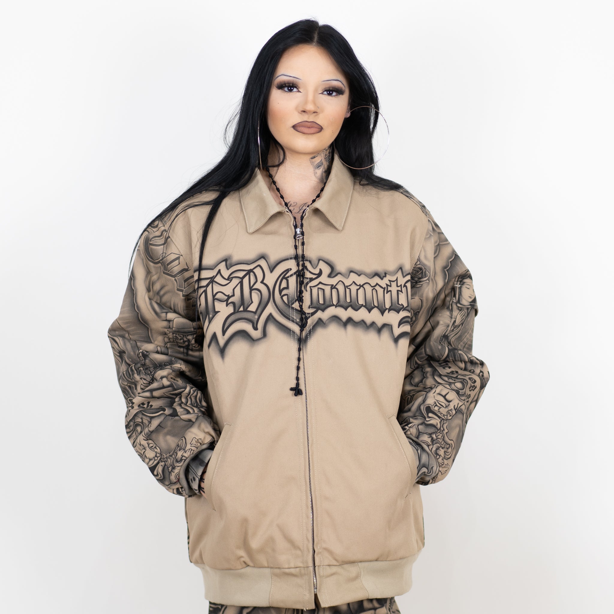 FB County 50/50 Inked Up Mechanics Jacket