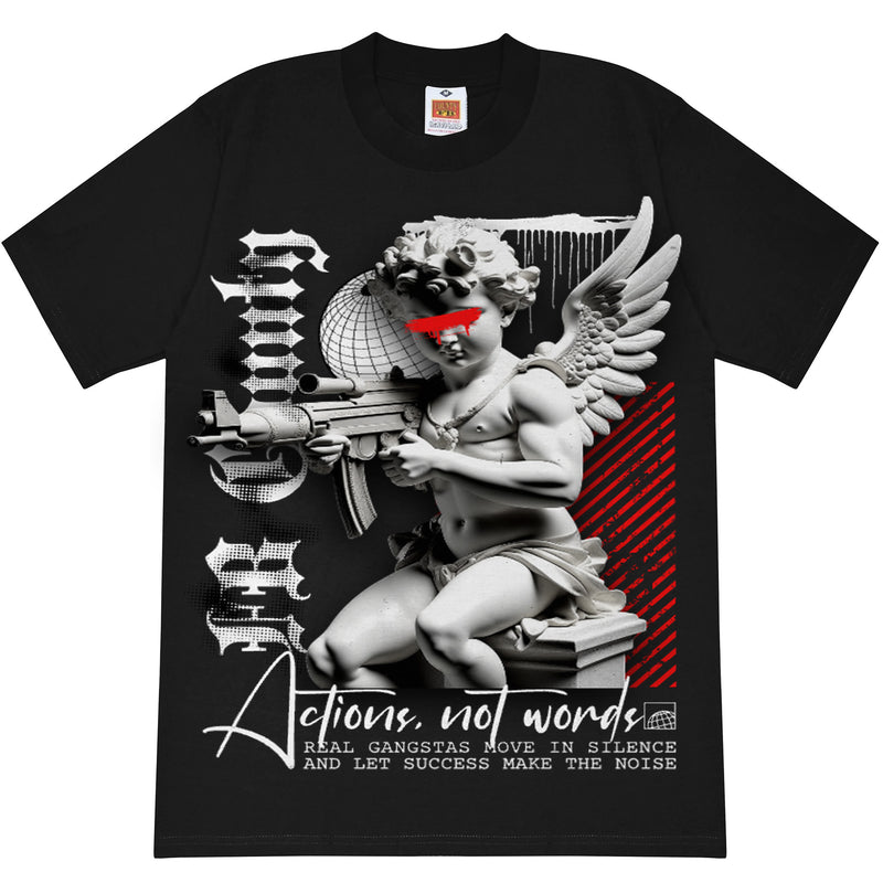 FB County Actions Not Words Heavy Hard T-Shirt