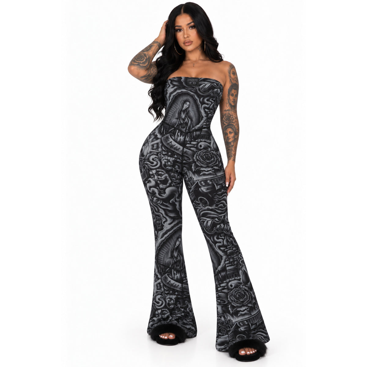 FB County Inked Up Jumpsuit