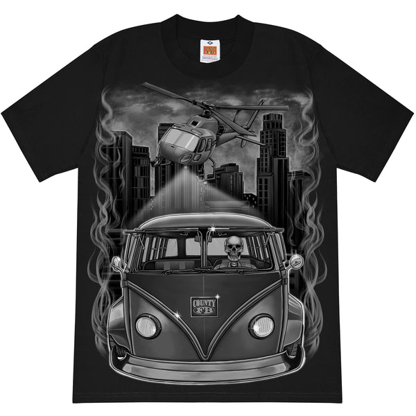 FB County Bus Heavy Hard T-Shirt