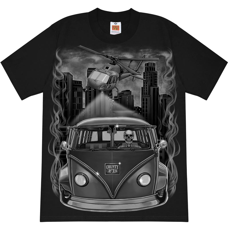 FB County Bus Heavy Hard T-Shirt