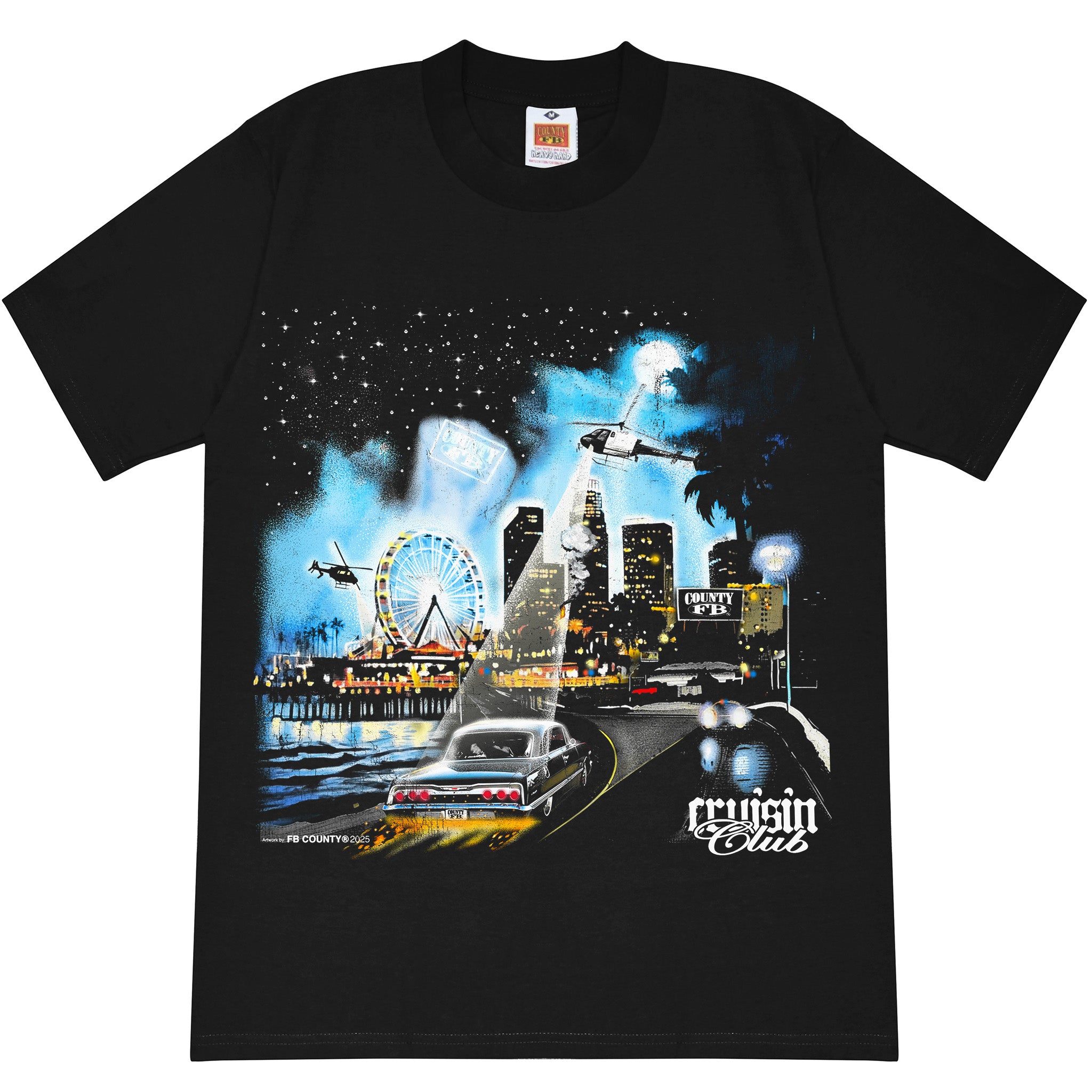 FB County Graphic Heavy Hard T-Shirts - (JUMBO PRINTS)