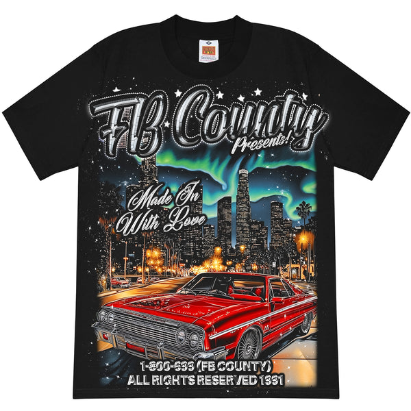 FB County Northern Lights Heavy Hard T-Shirt