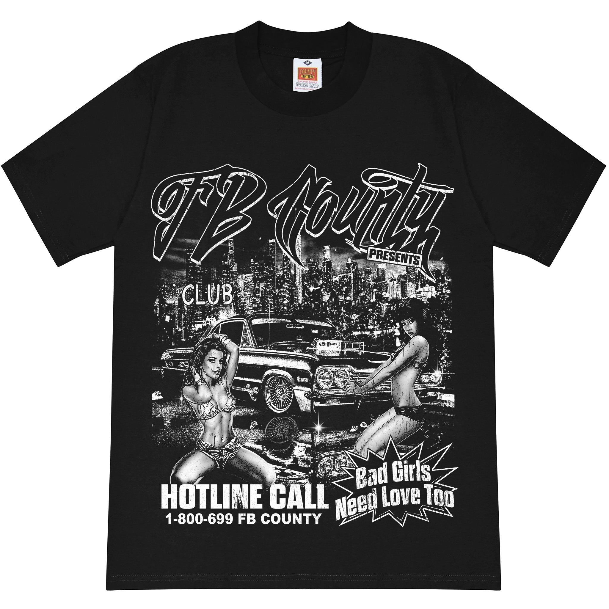 FB County Graphic Heavy Hard T-Shirts - (JUMBO PRINTS)