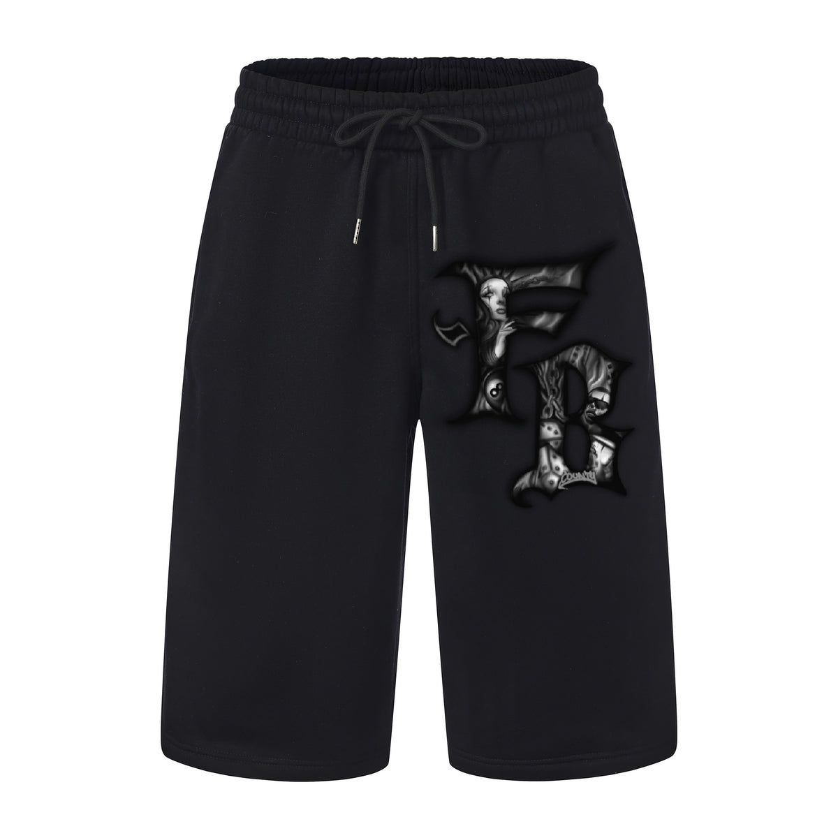 FB County Heavyweight Graphic Baggy Fleece Shorts