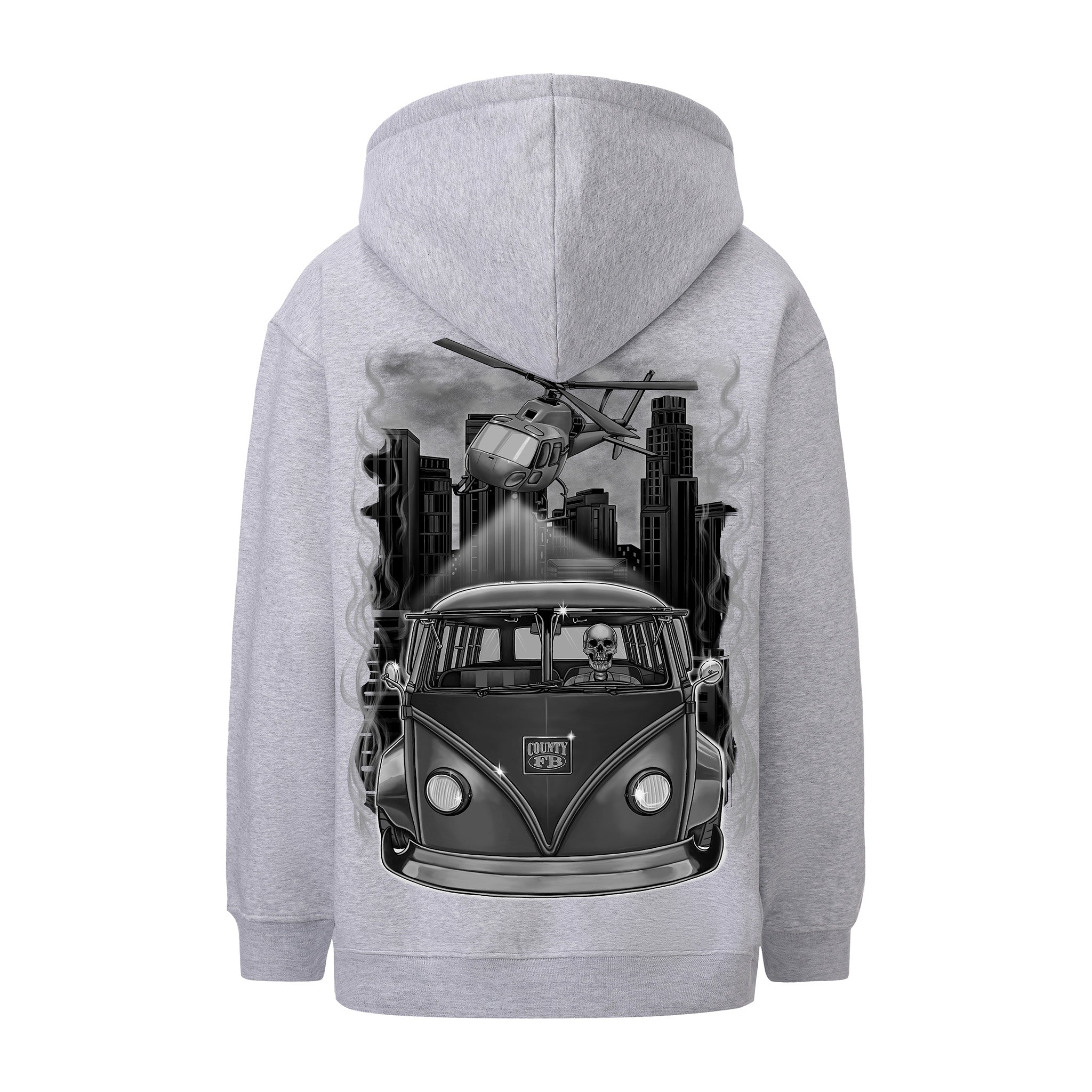 FB County Heavyweight Oversized Graphic Hoodies